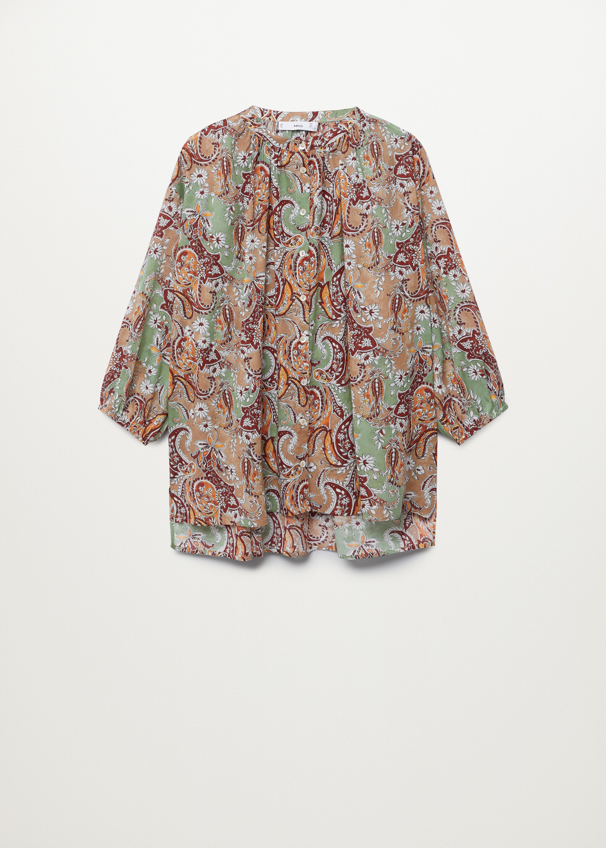 Blouse oversize coton - Article sans modèle