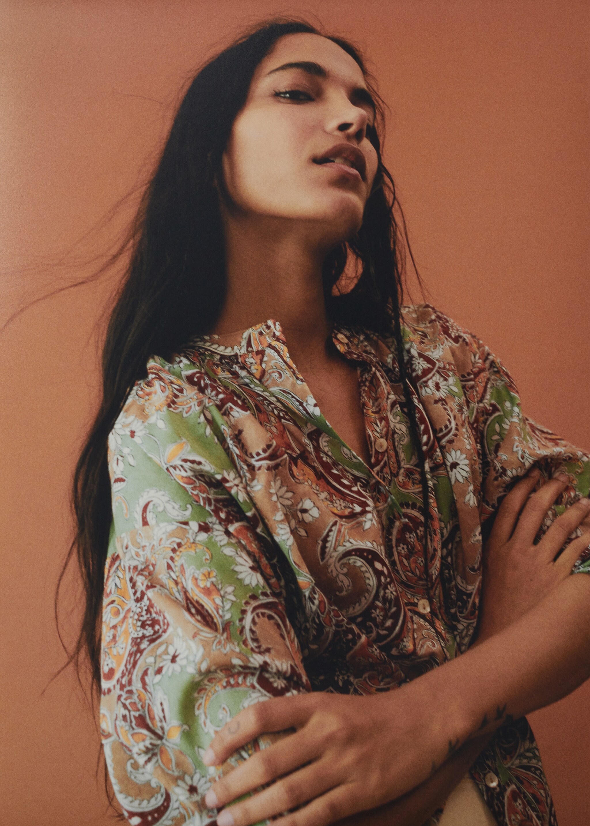 Blouse oversize coton - Détail de l'article 5