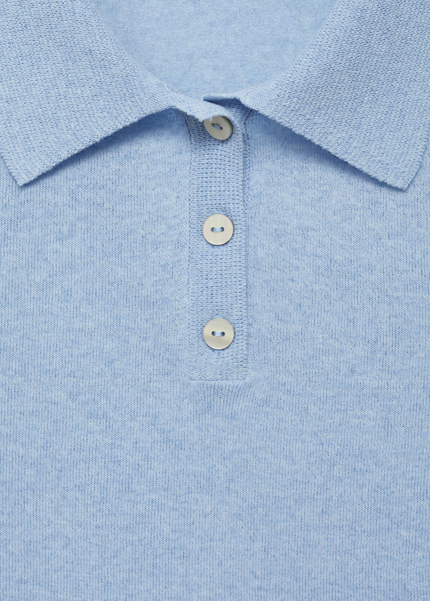 Knitted polo-neck sweater - Details of the article 8