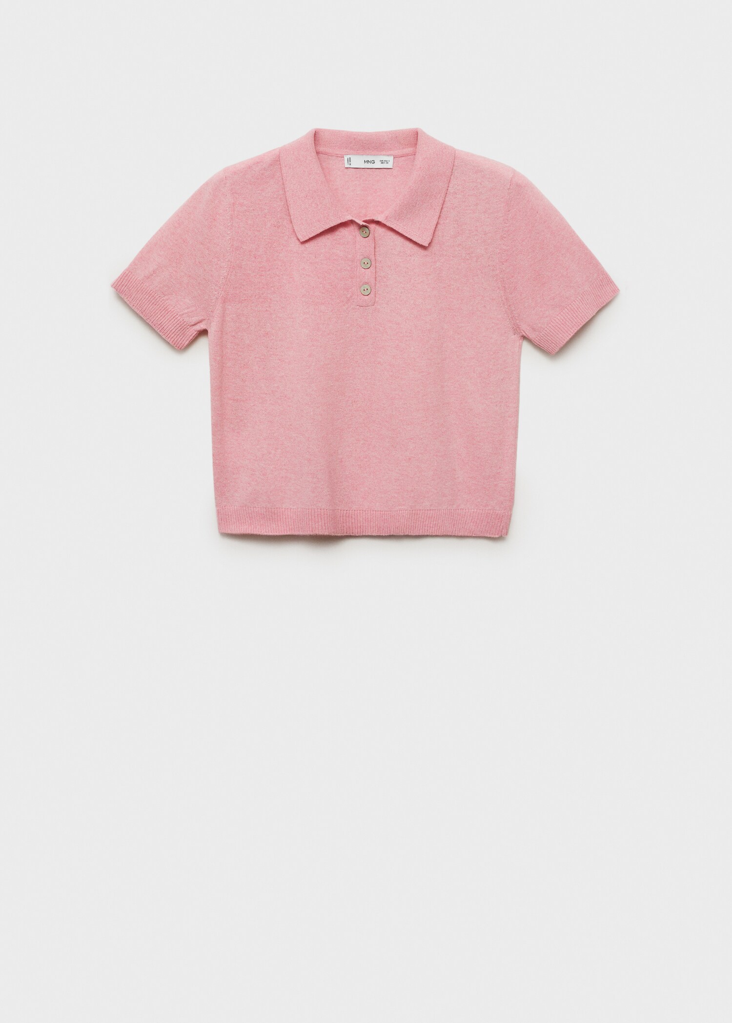 Knitted polo-neck sweater - Article without model