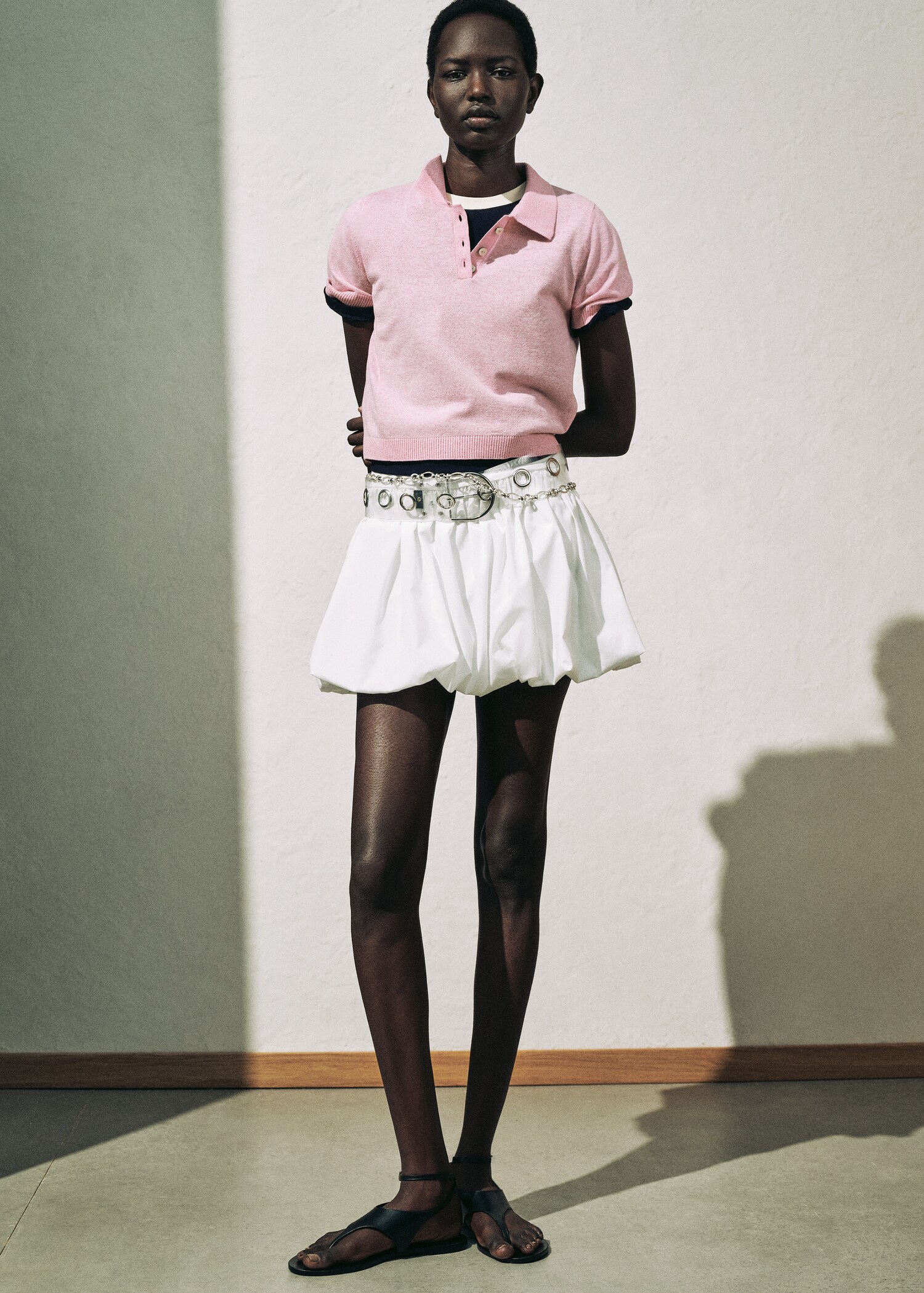 Knitted polo-neck sweater - Details of the article 6