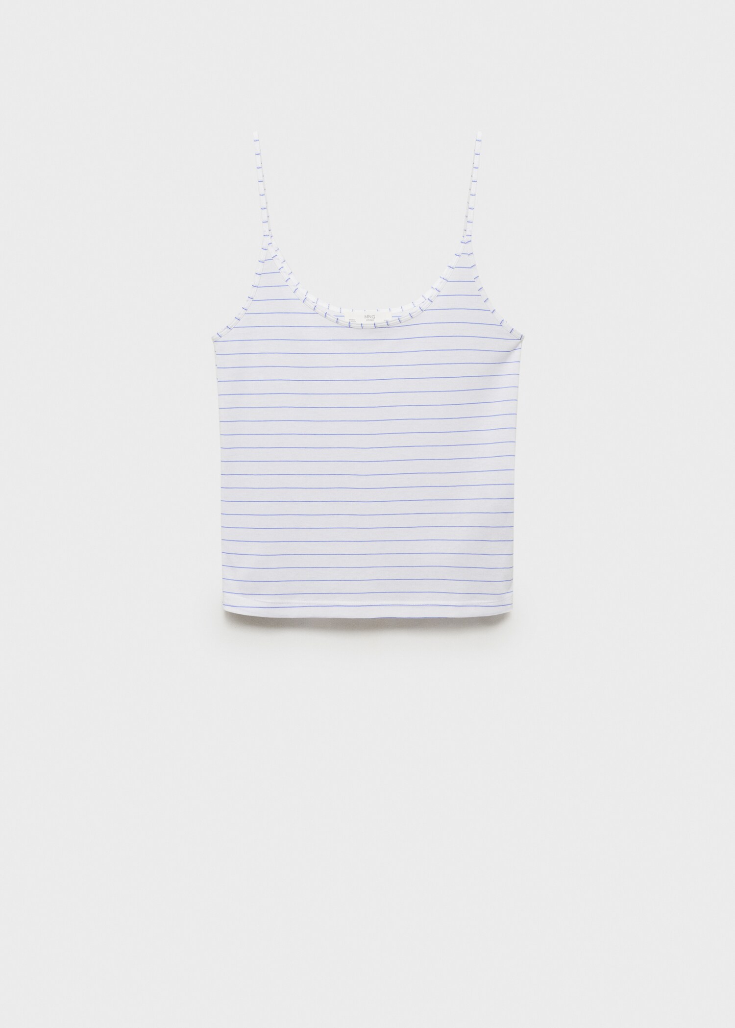 Haut de pyjama en coton à rayures - Article sans modèle