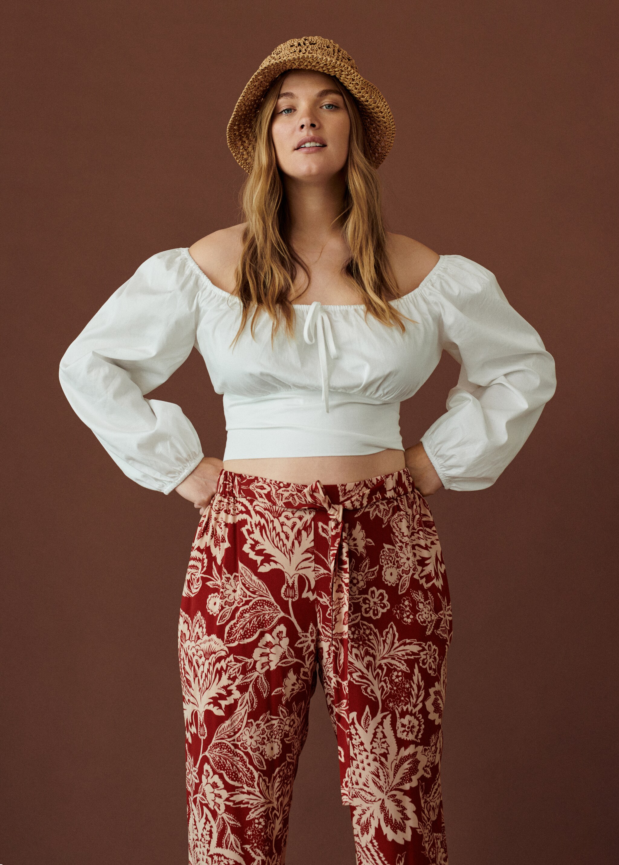 Flowy printed trousers - Details of the article 5