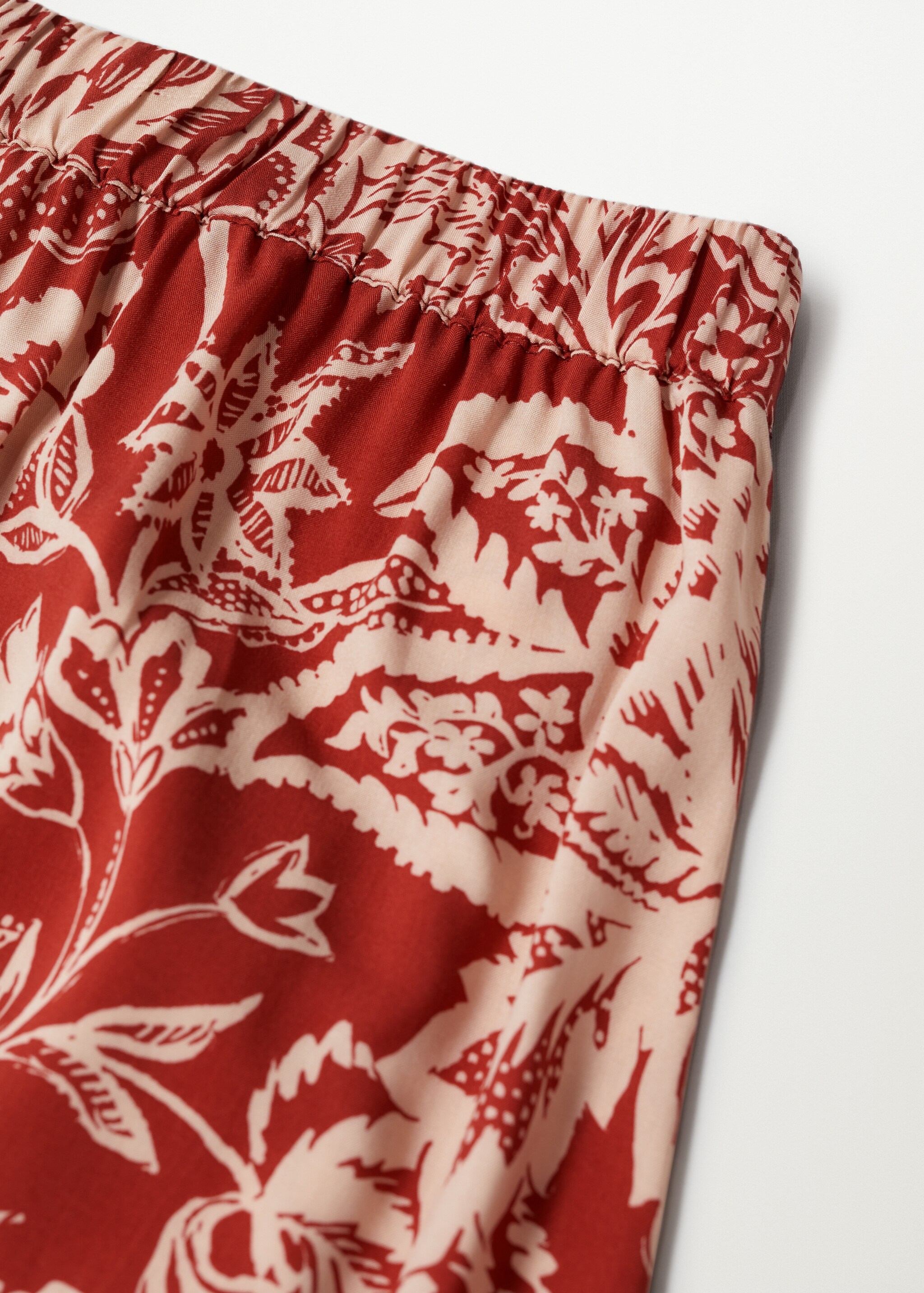 Flowy printed trousers - Details of the article 8