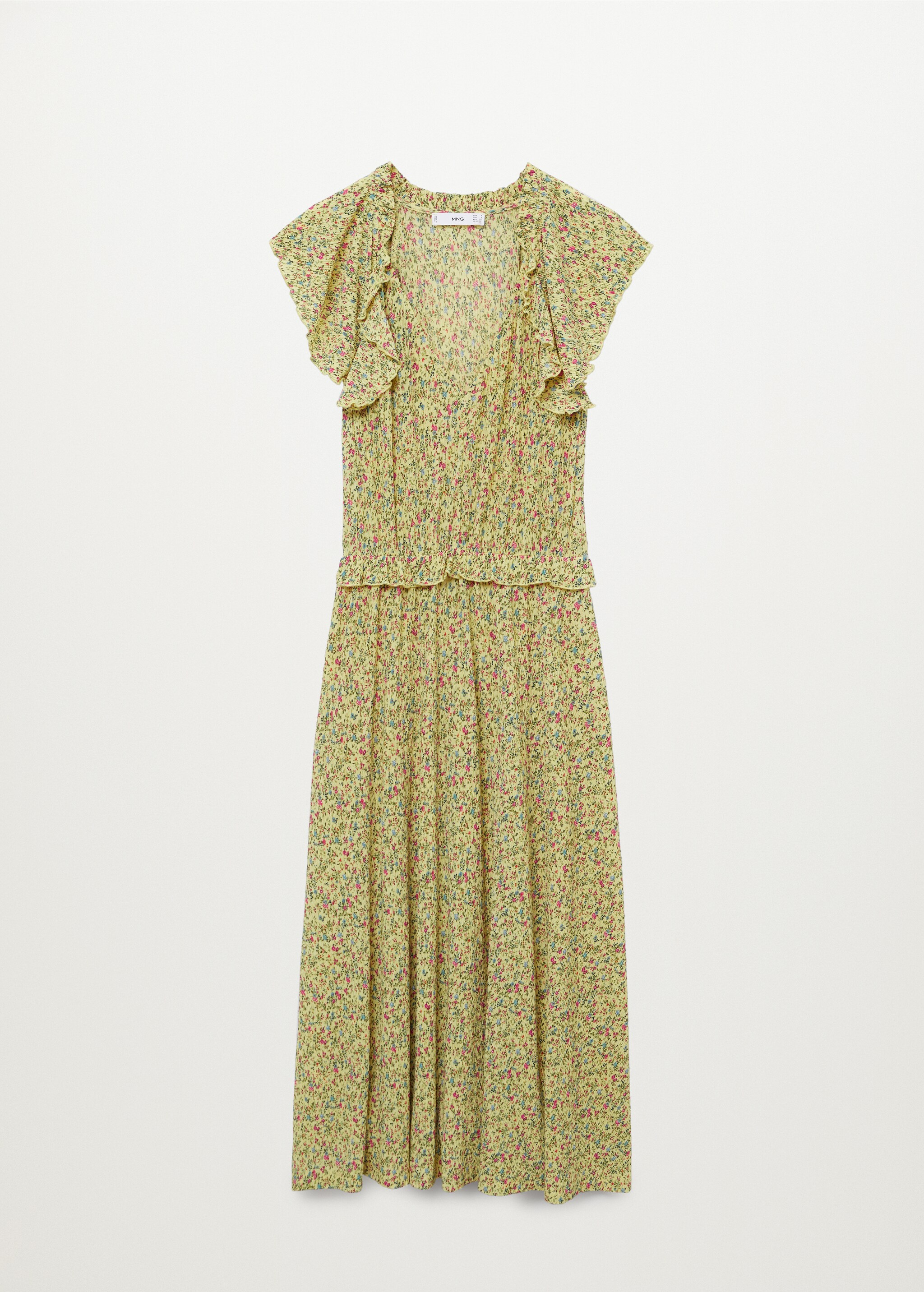 Vestido textura volante - Artículo sin modelo