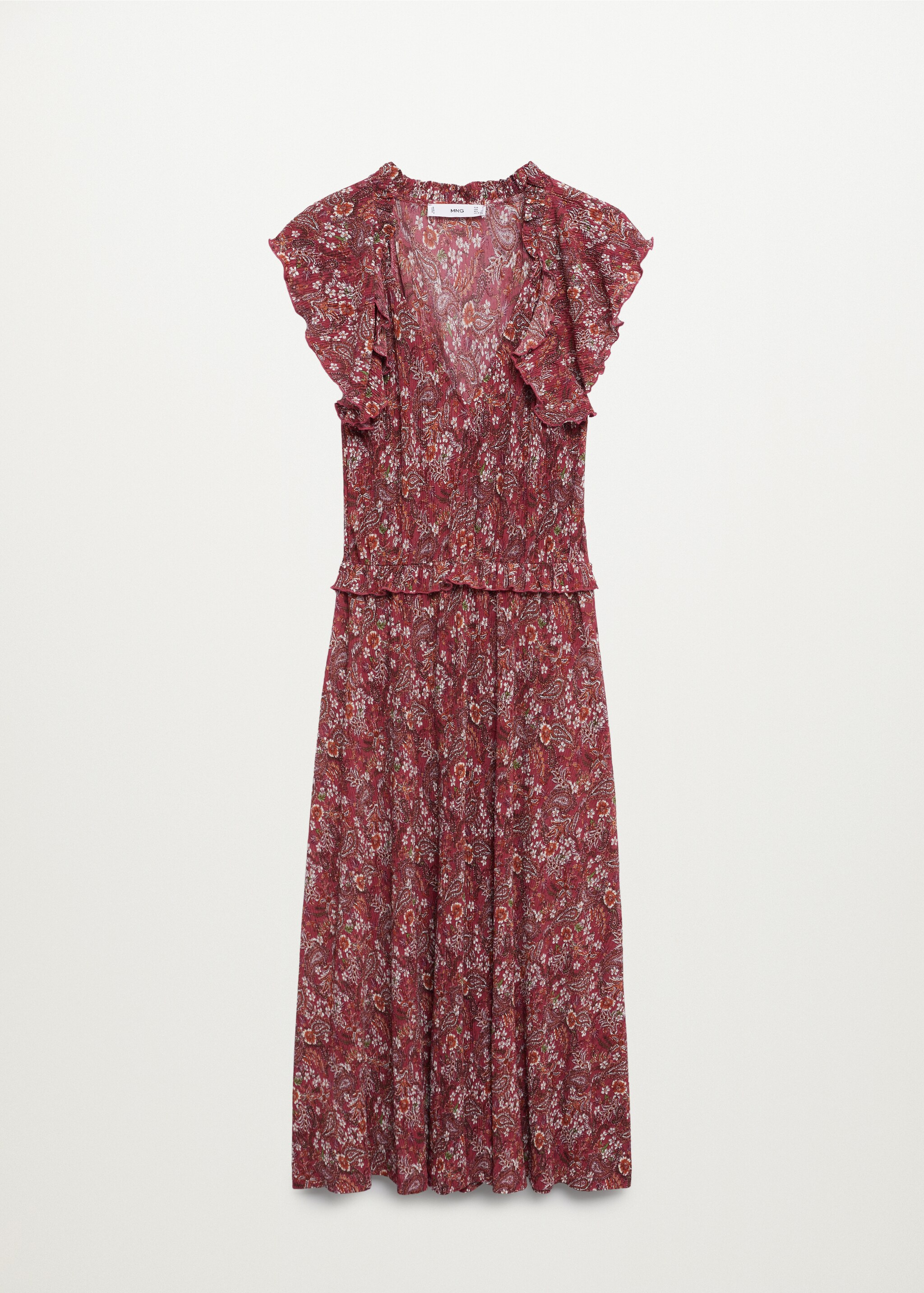 Vestido textura volante - Artículo sin modelo