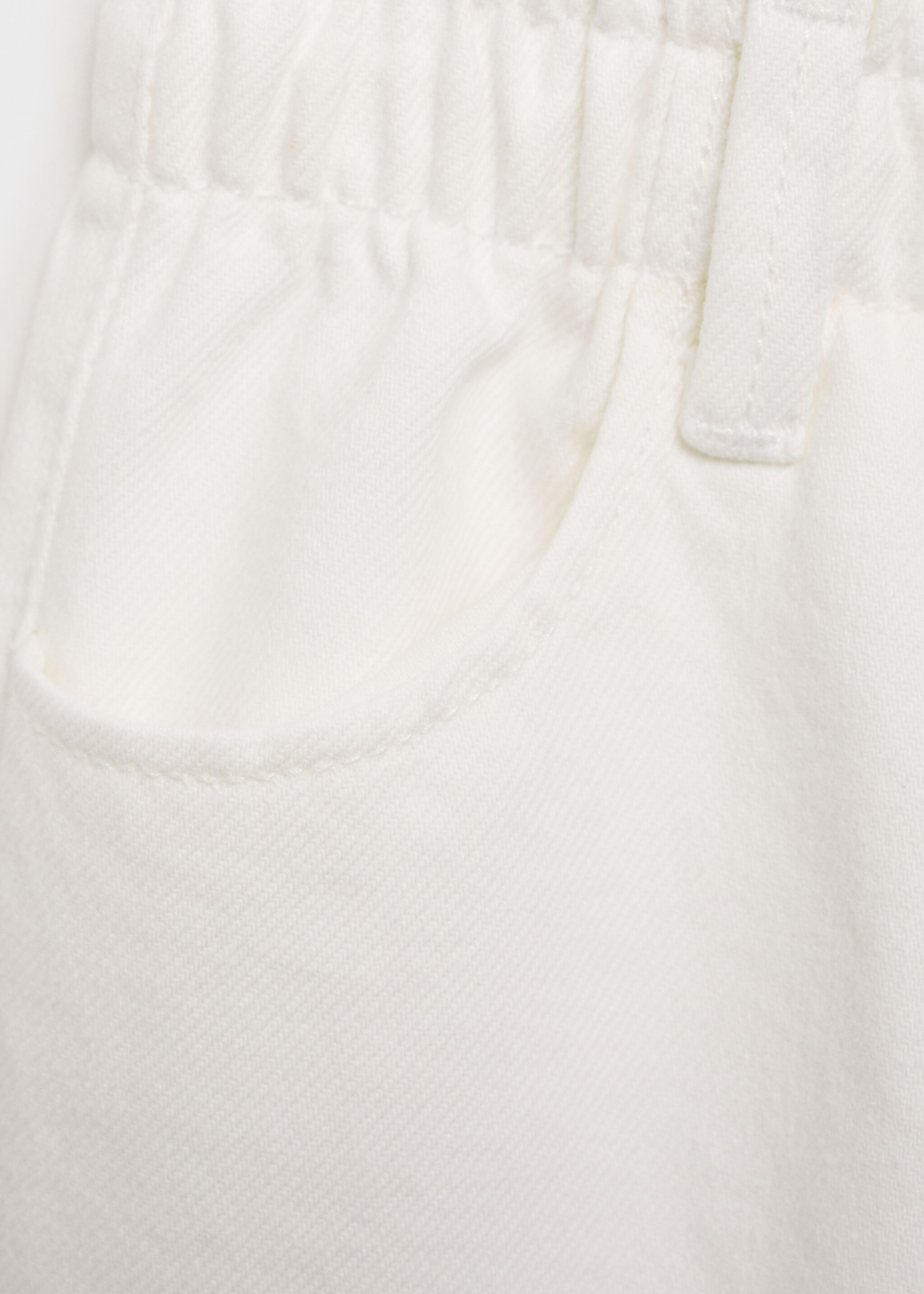 Τζιν paperbag - Λεπτομέρεια του προϊόντος 0, Υπόλευκο. Ref: 87090413-00.