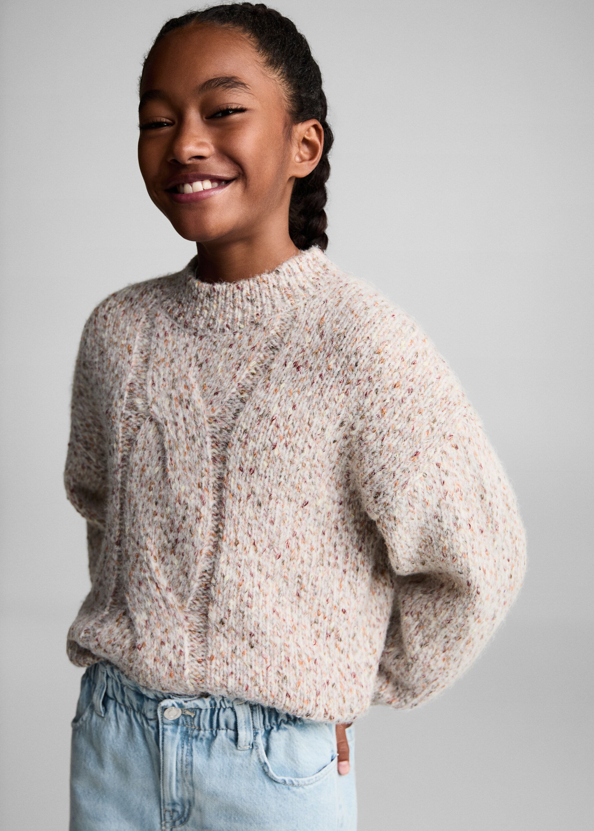 Paperbag jeans - Medium plane, Light Blue. Ref: 87090413-00.