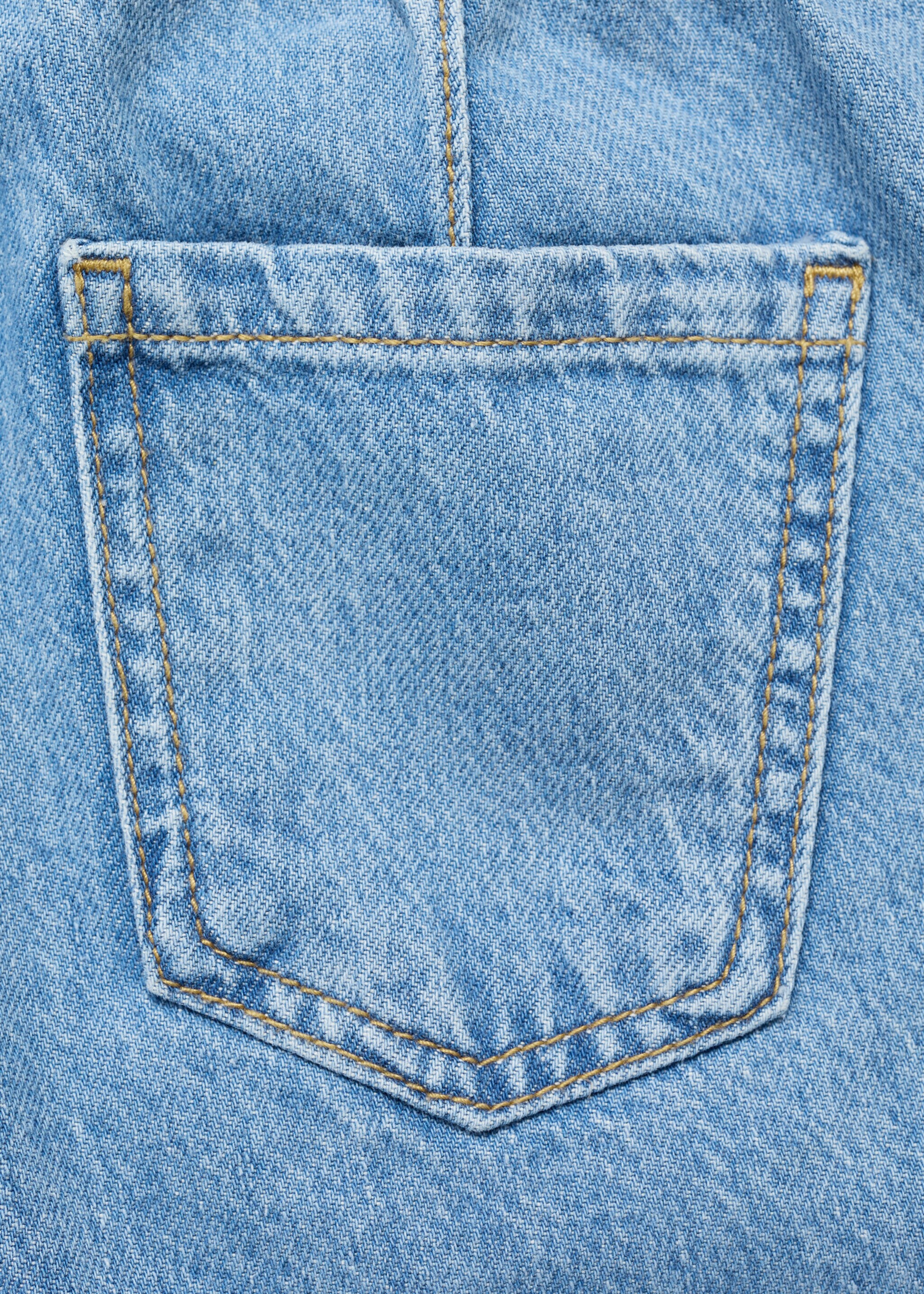 Džíny paperbag - Detail zboží 0, Středně modrá. Ref: 87090413-00.