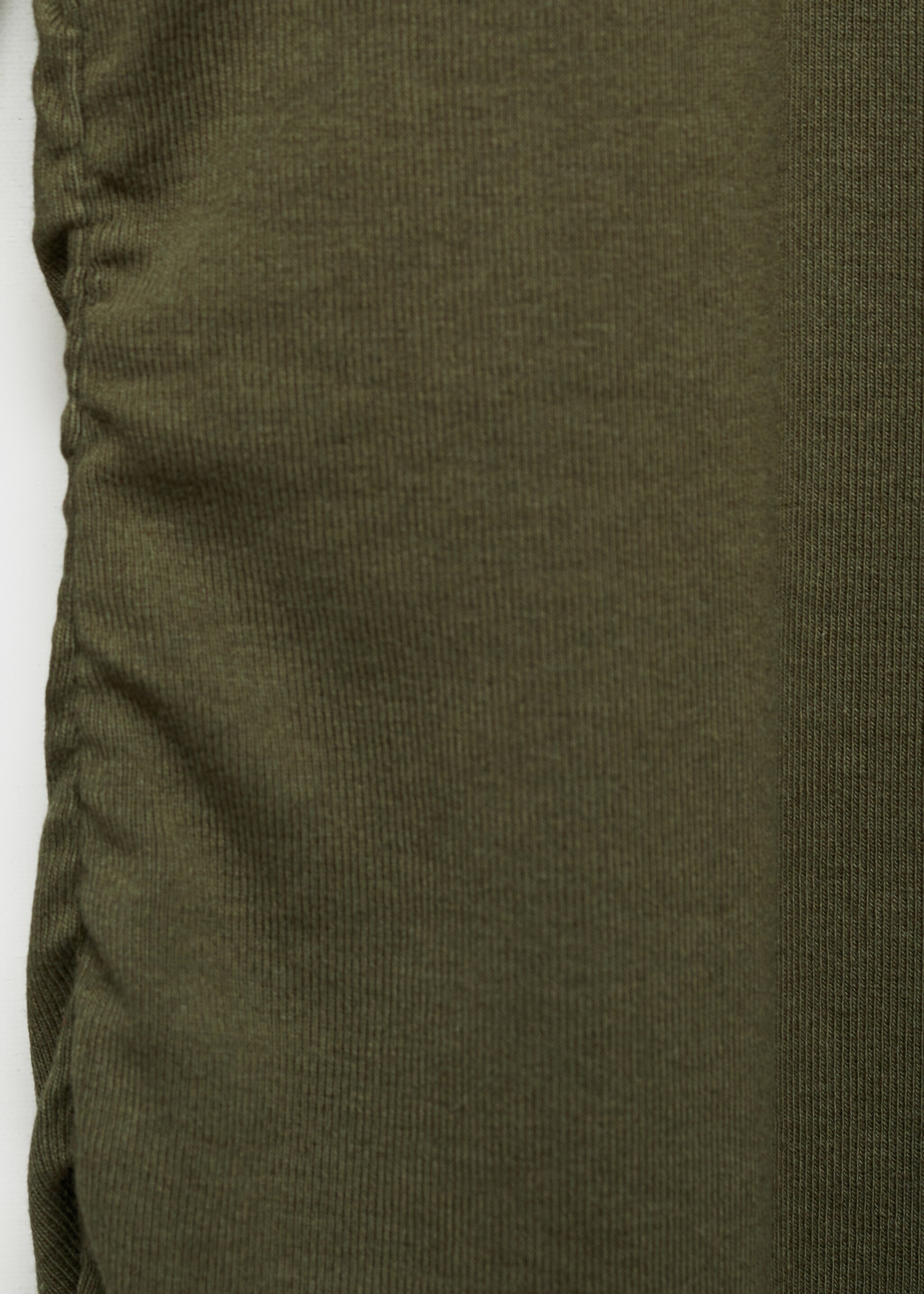 Knit midi dress - Details of the article 8, Khaki. Ref: 87090417-00.