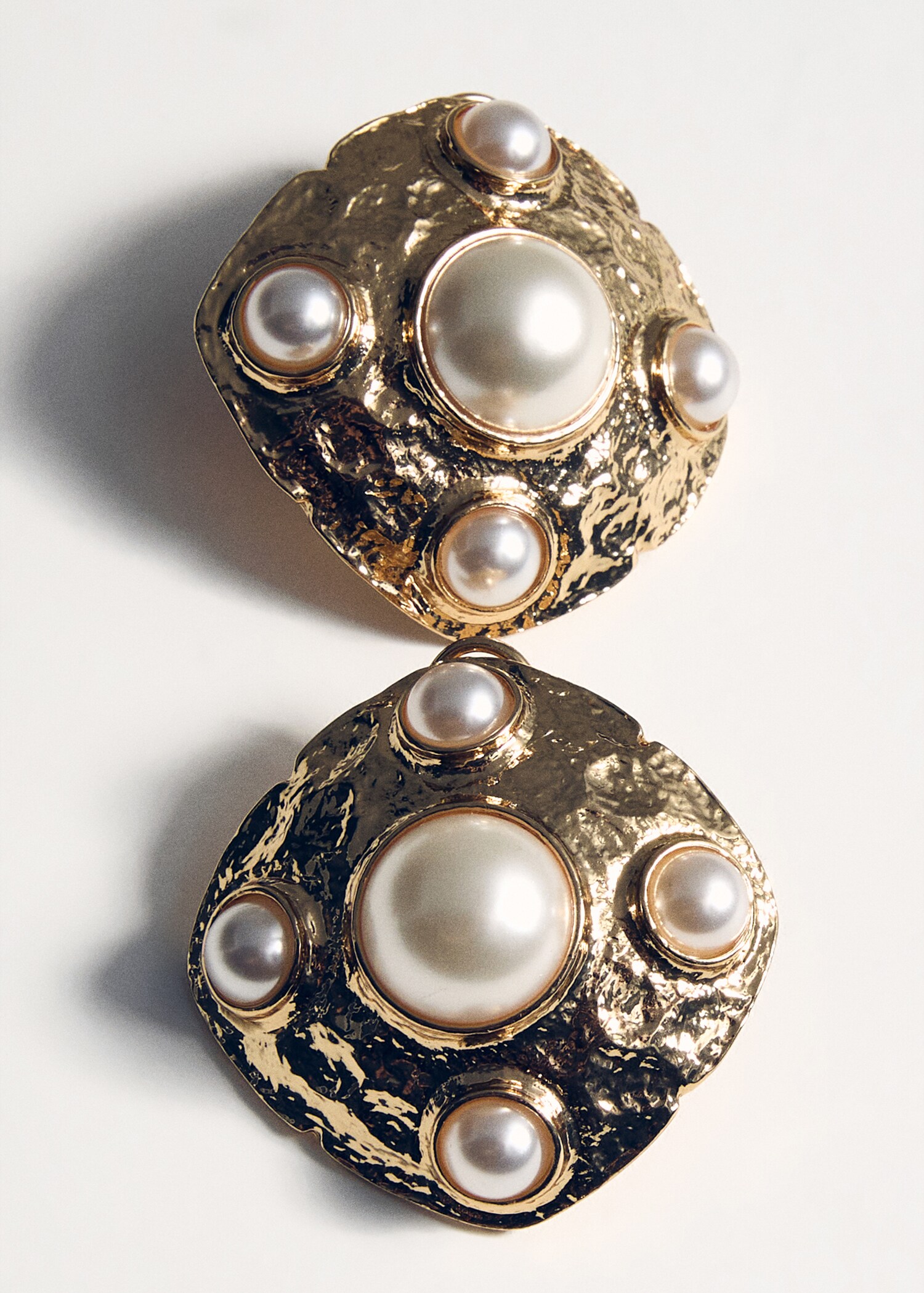 Boucles d'oreilles texture ornement perles - Détail de l'article 5