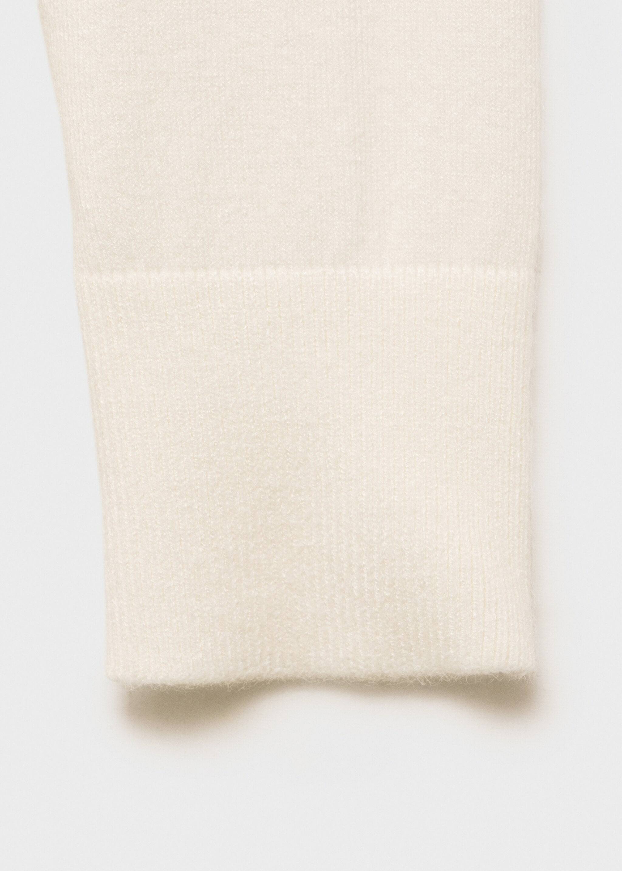 Pull-over maille col montant - Détail de l'article 0, Écru. Ref: 87090430-00.