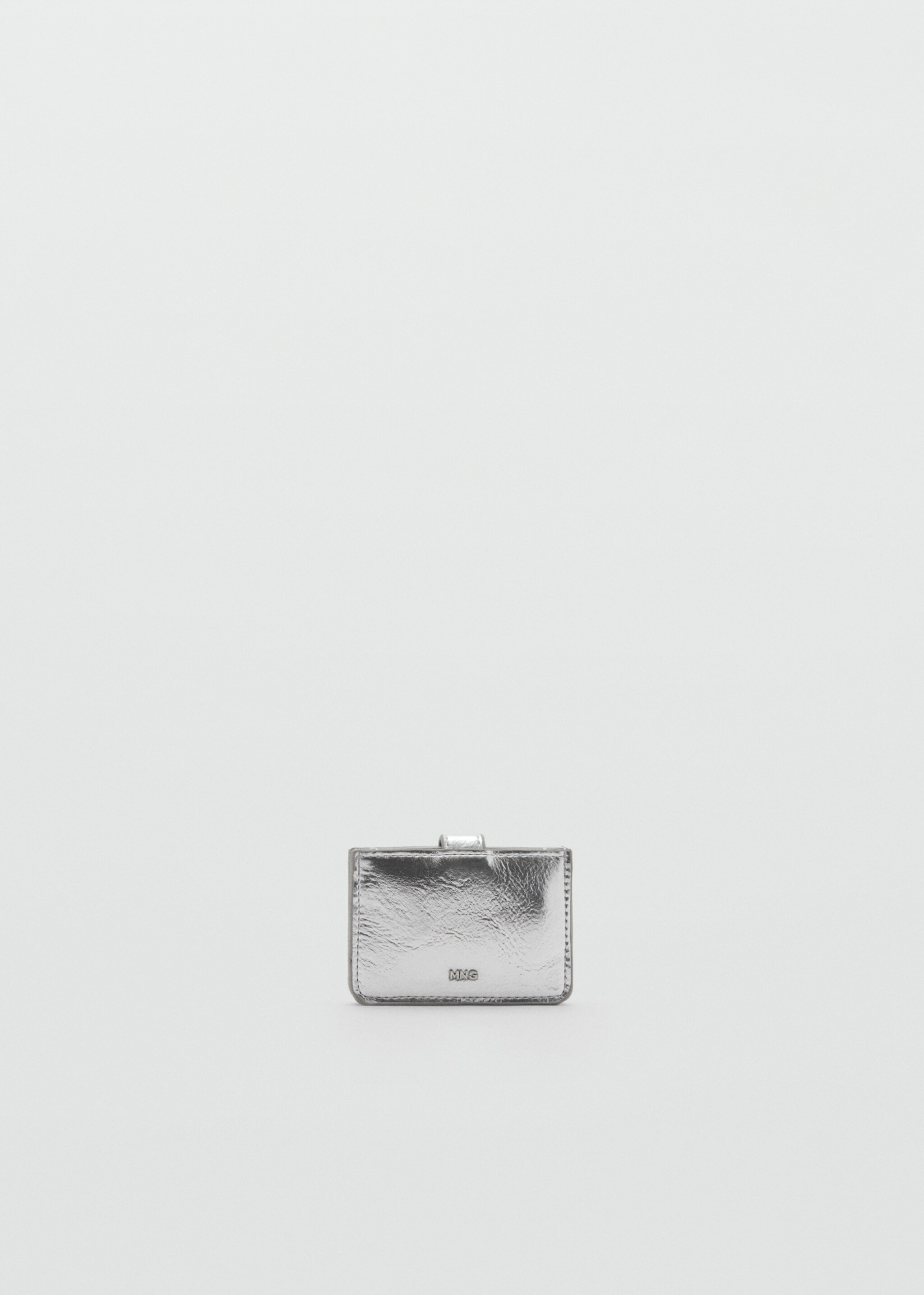 Metallic cardholder - Article without model, Silver. Ref: 87090436-00.