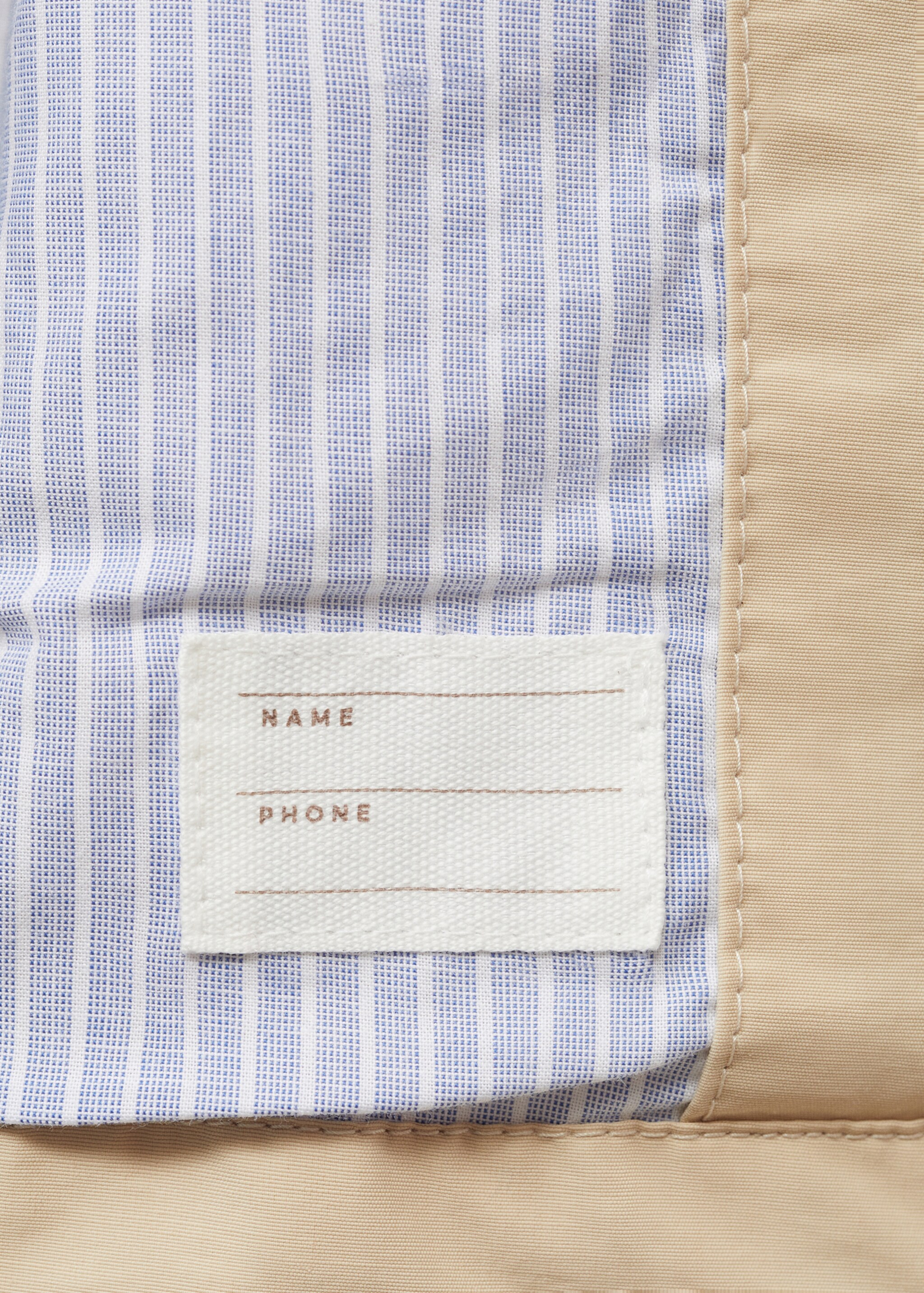 Trench mit Kapuze - Detail des Artikels 0, Mittelbraun. Ref: 87090443-00.