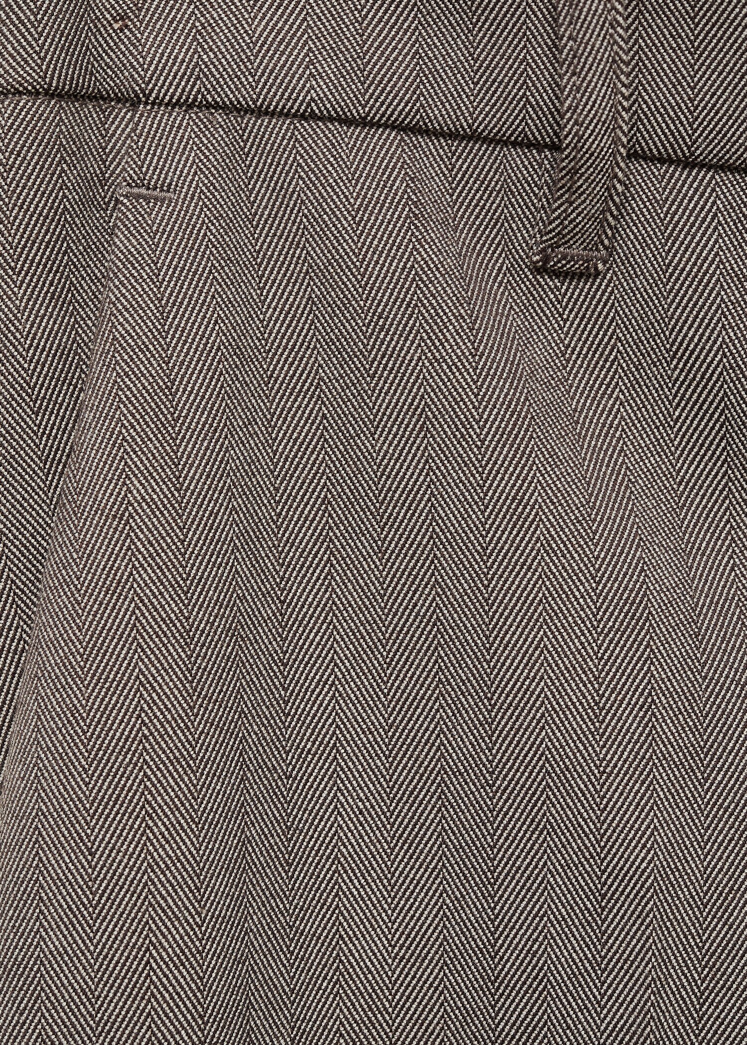 Mid-rise wide leg trousers - Details of the article 0