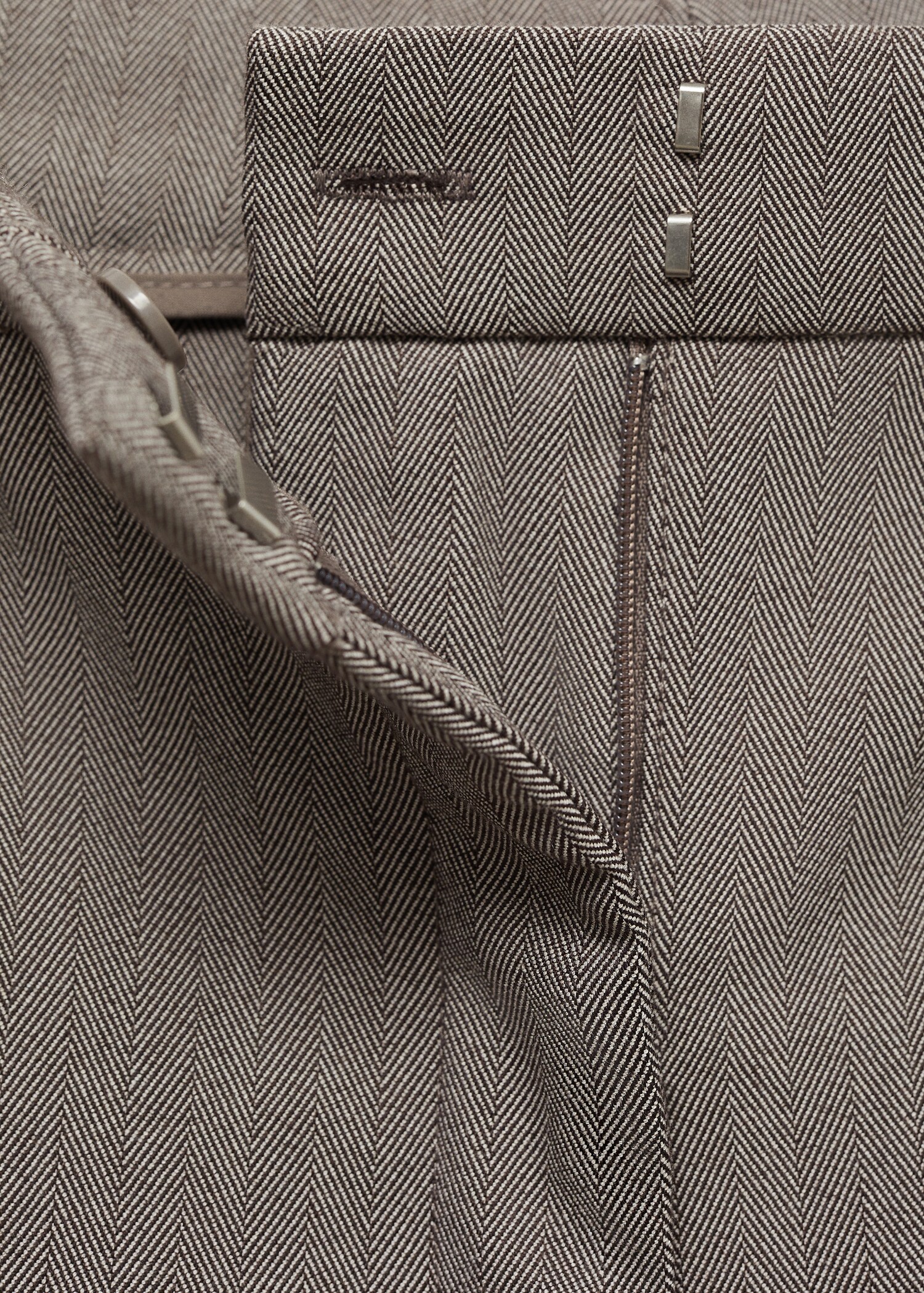 Mid-rise wide leg trousers - Details of the article 8