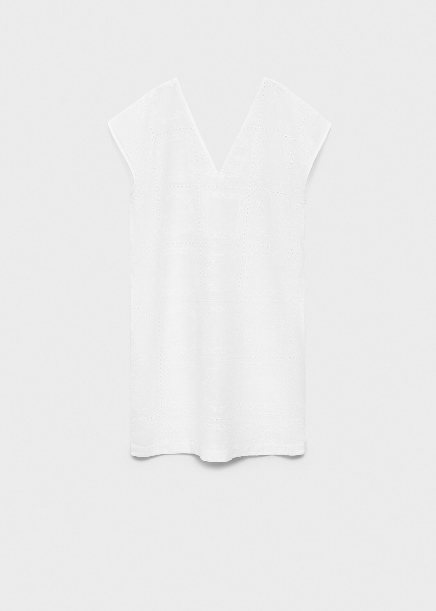 100% ramie embroidered caftan - Article without model