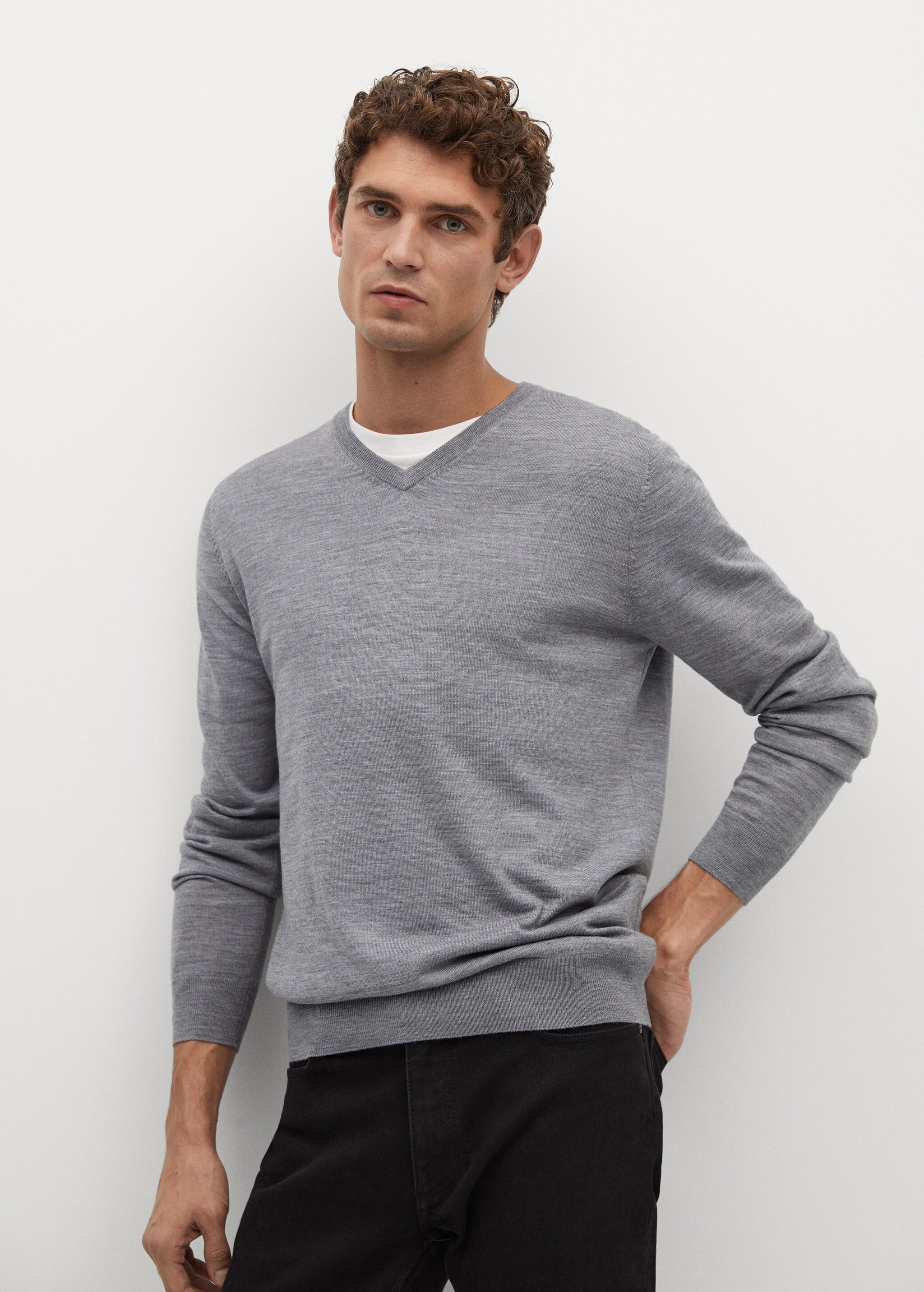 Jersey lana merino lavable - Plano medio