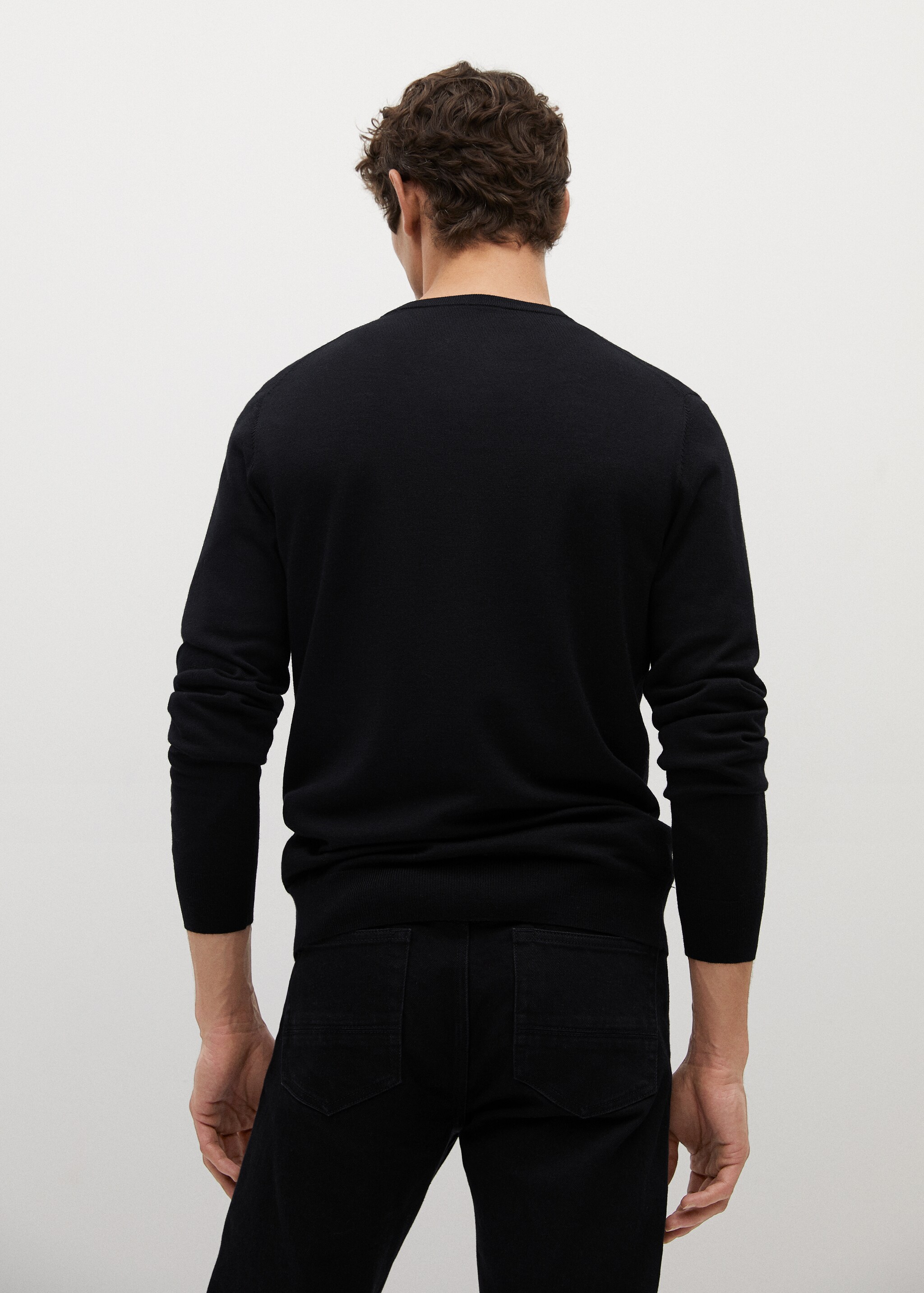 Jersey lana merino lavable - Reverso del artículo