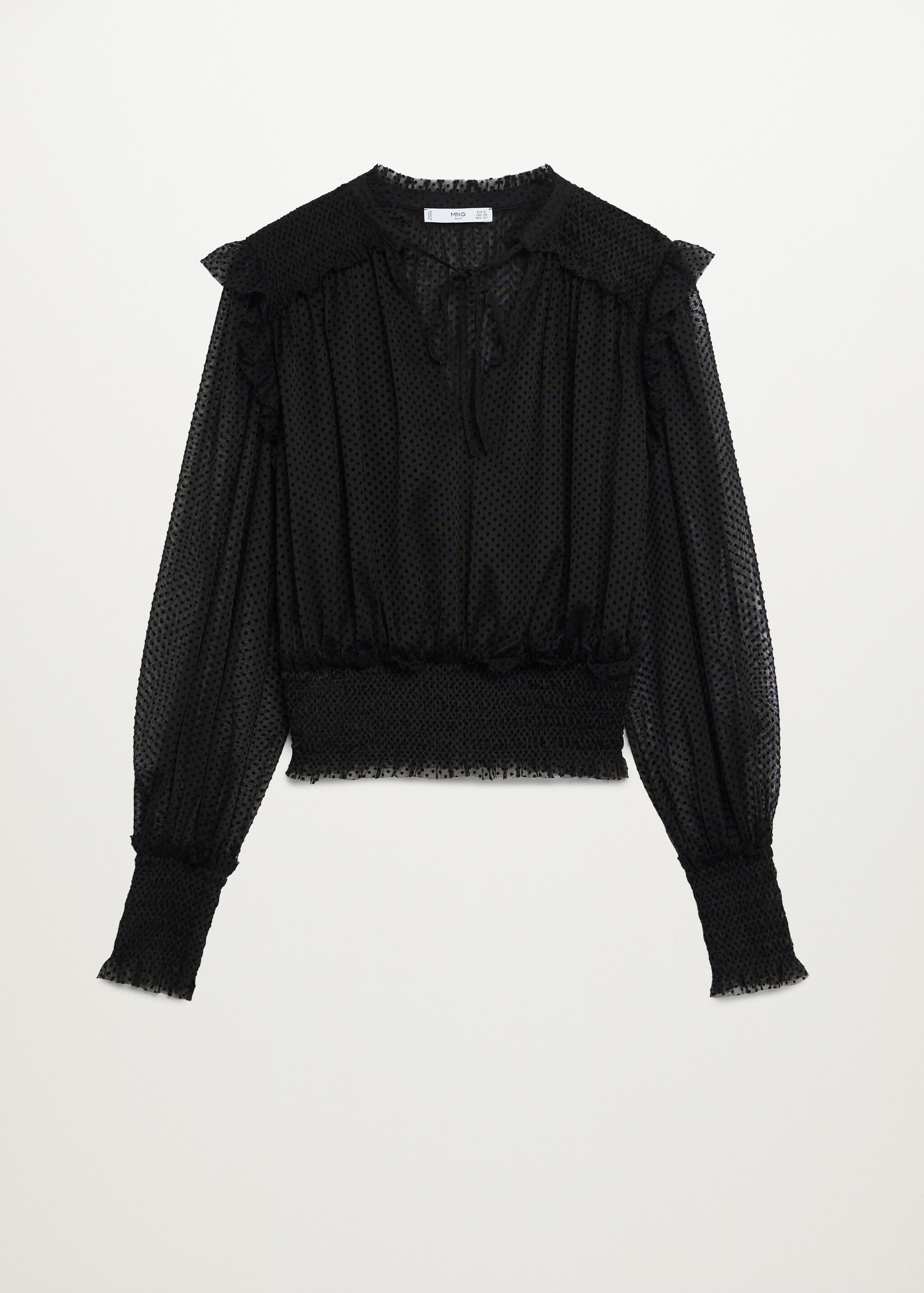 Blusa plumeti volantes - Artículo sin modelo