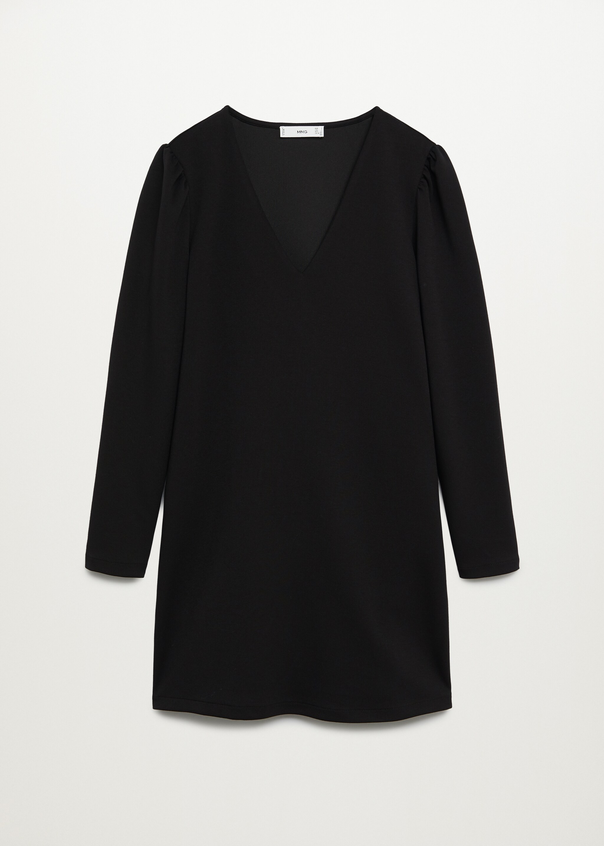 Vestido recto escote pico - Artículo sin modelo