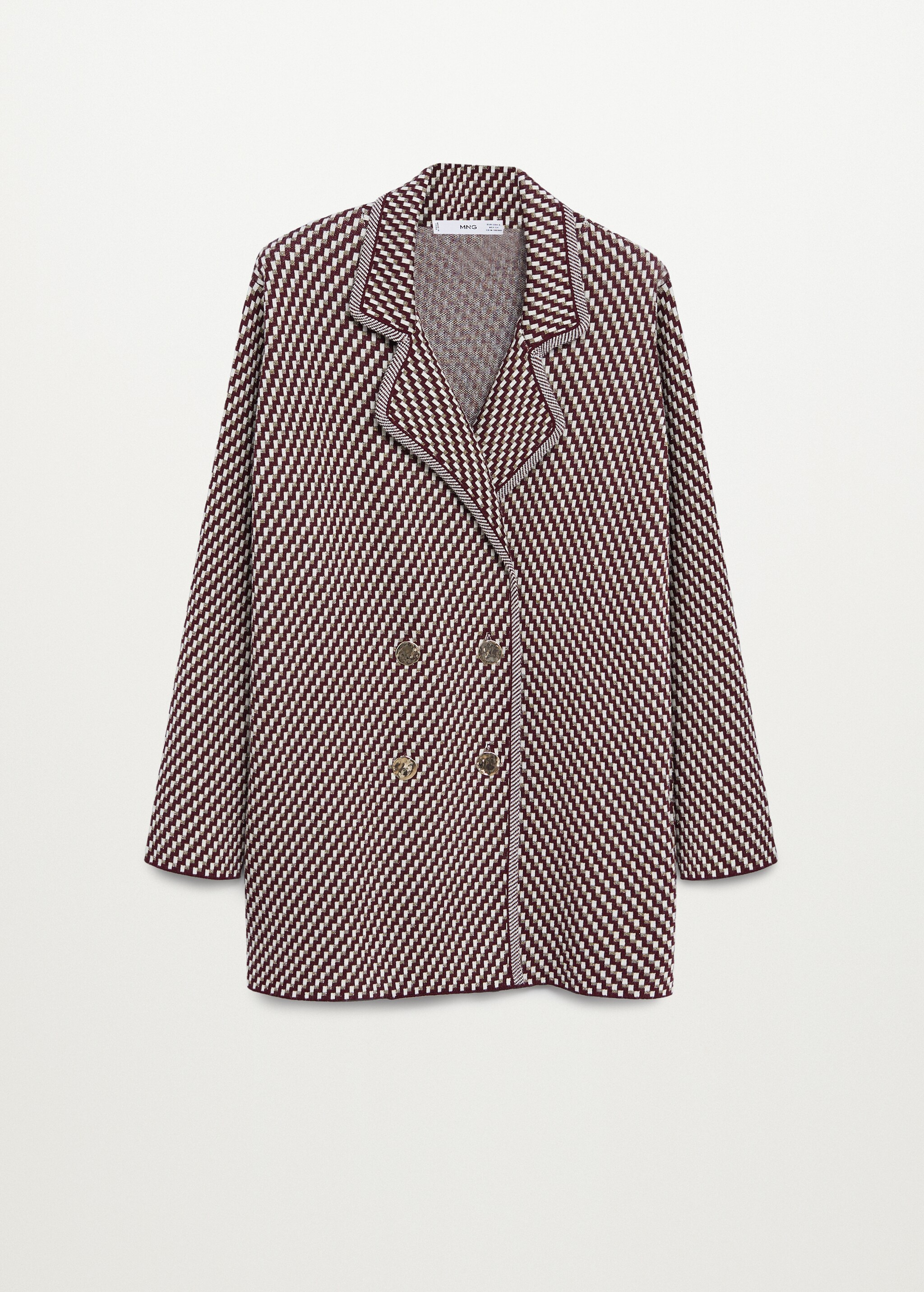 Americana punto estampado geométrico - Artículo sin modelo