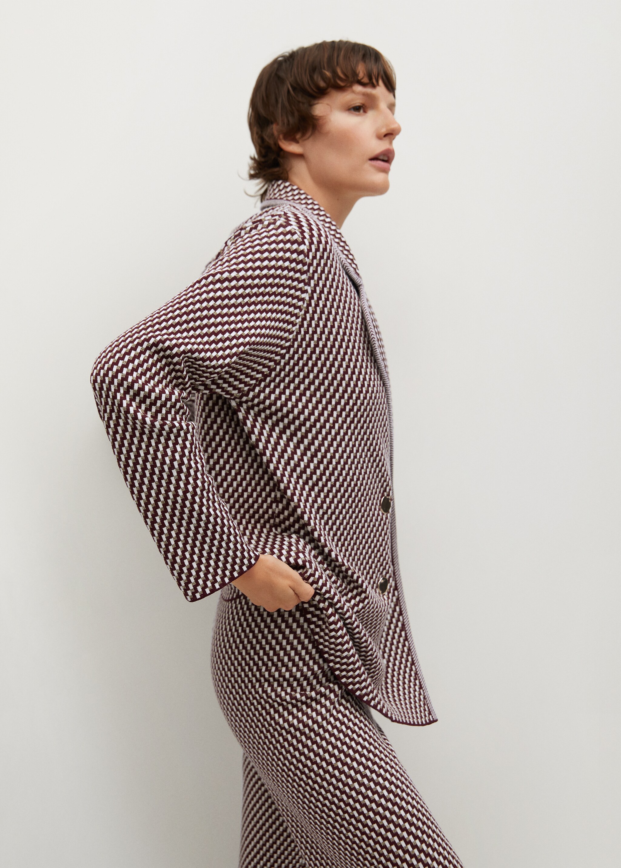 Americana punto estampado geométrico - Detalle del artículo 3