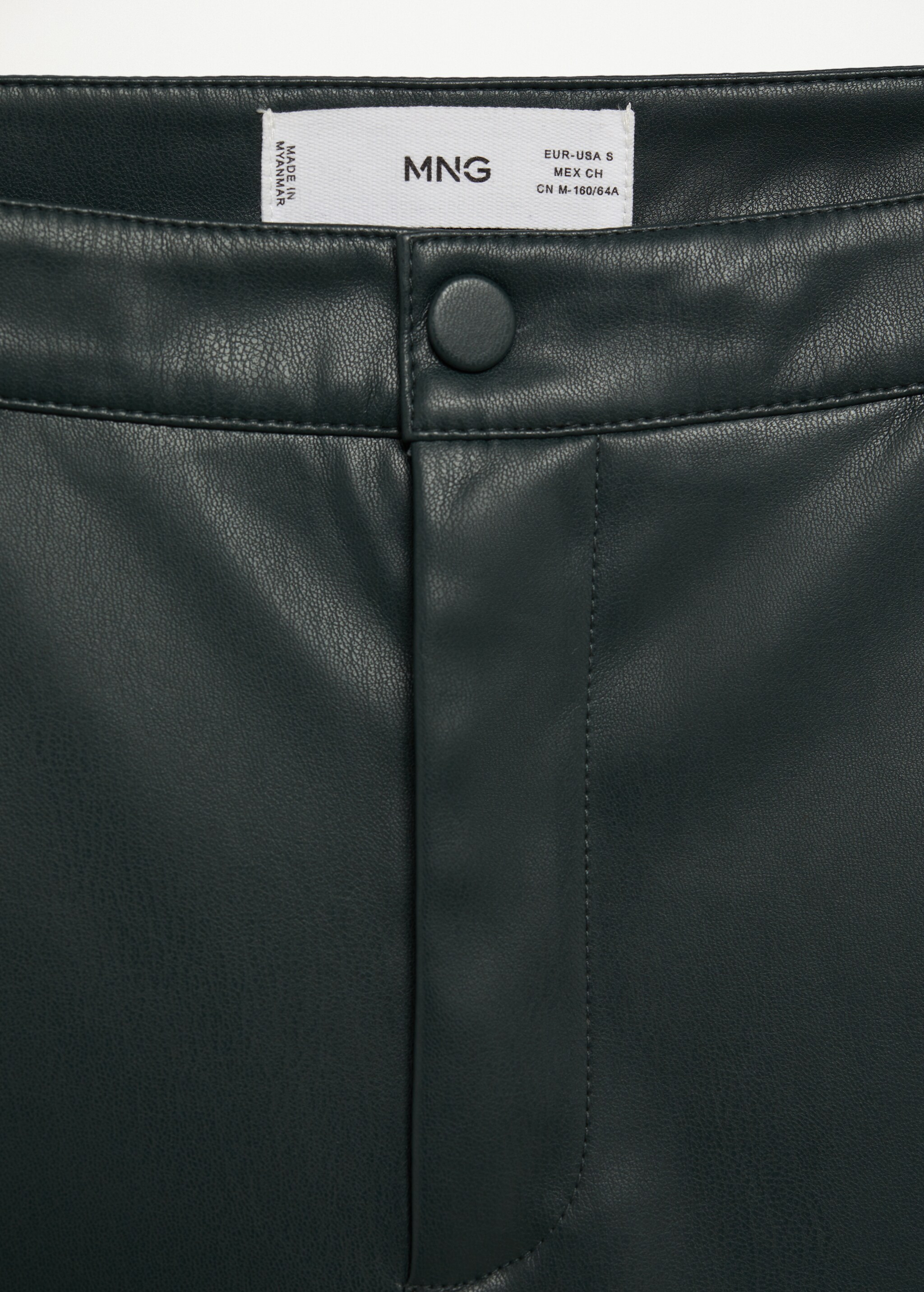 Pantalón pitillo efecto piel - Detalle del artículo 8