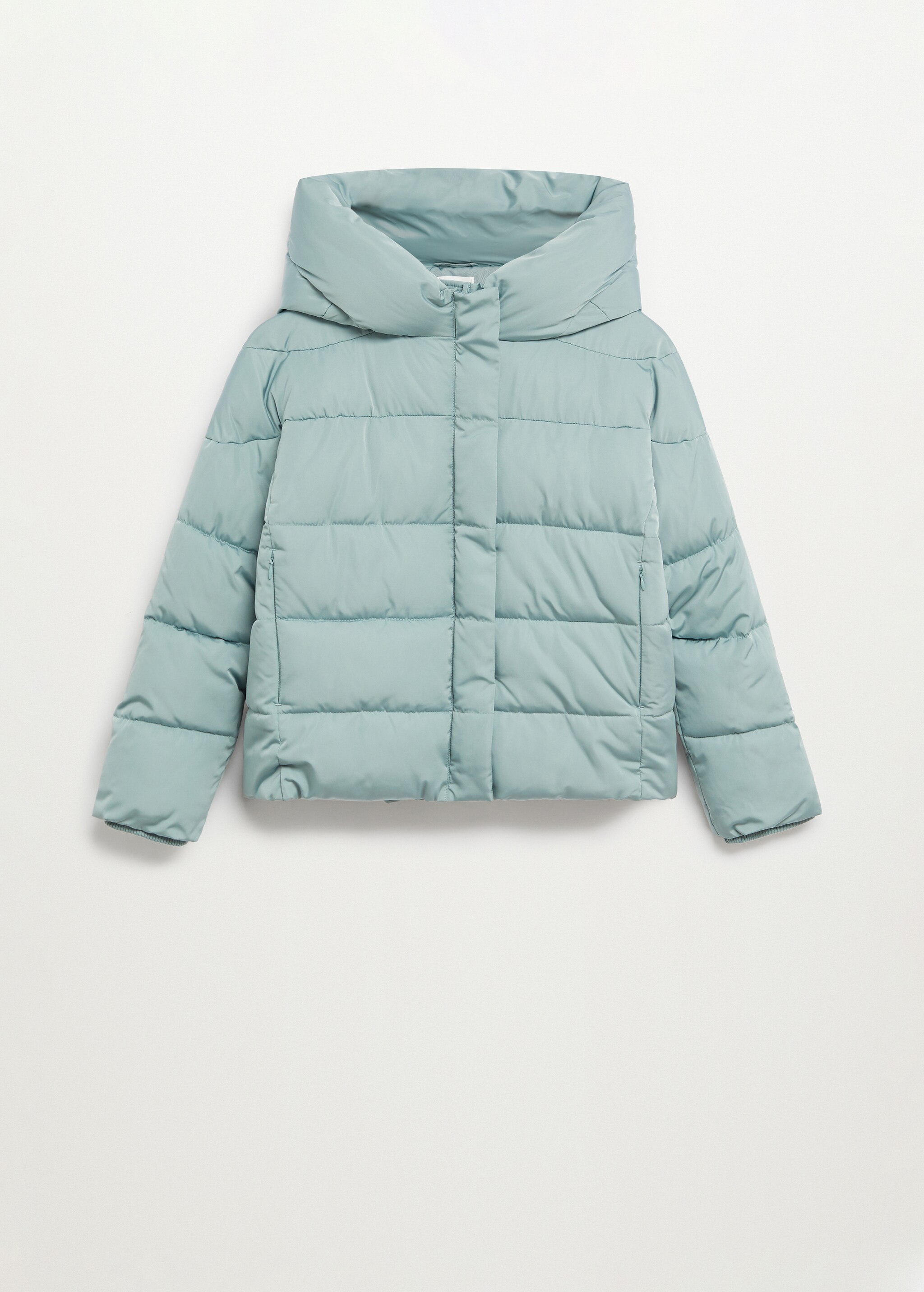 Hood quilted coat - Article without model