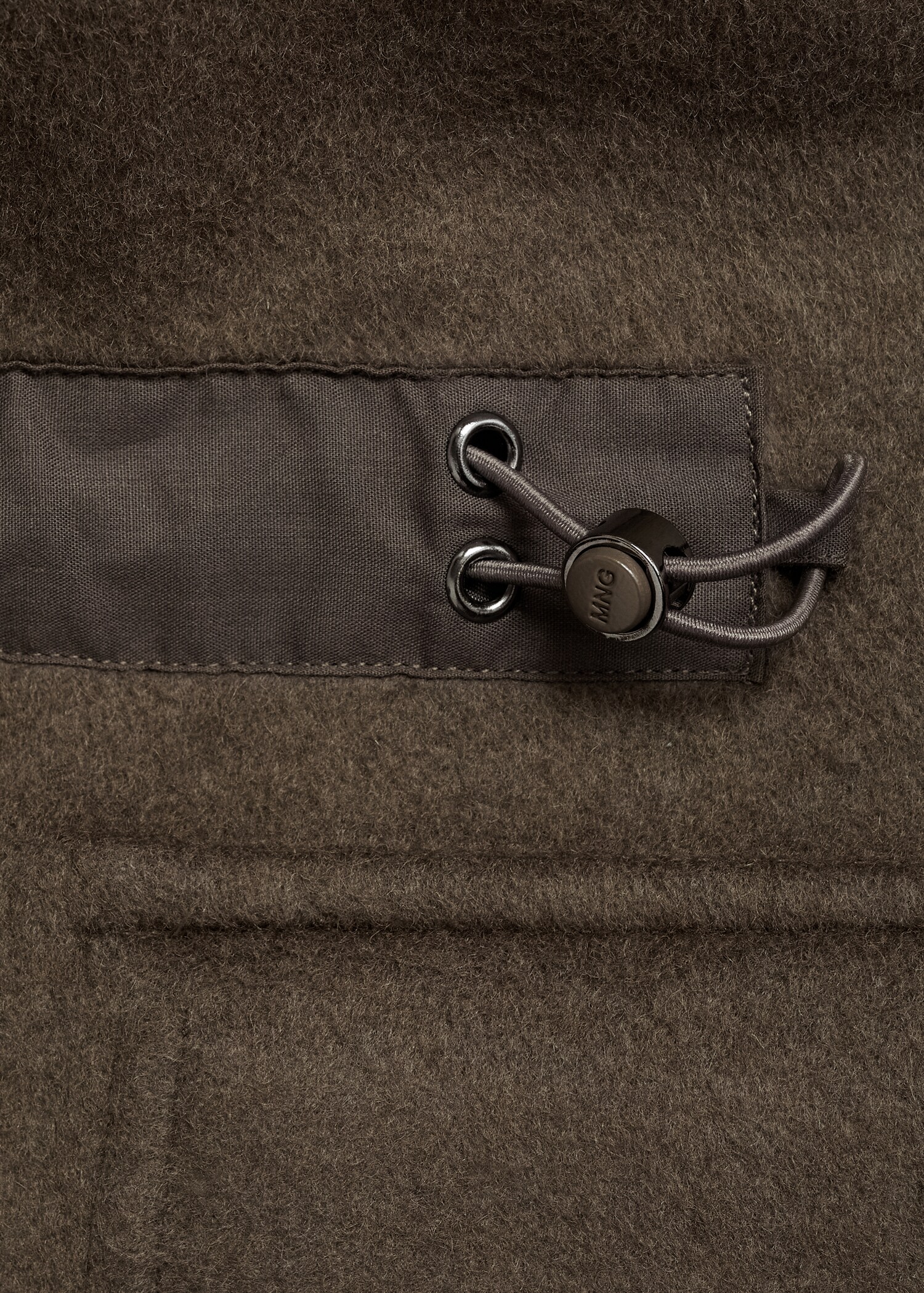 Flanell-Overshirt aus Wollgemisch - Detail des Artikels 0
