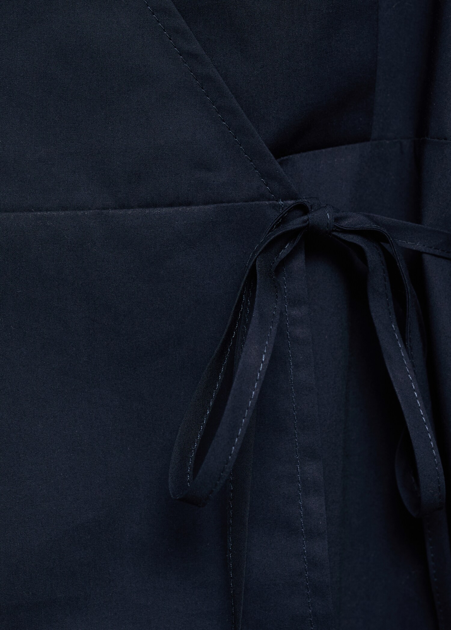 Cotton wrap dress - Details of the article 0