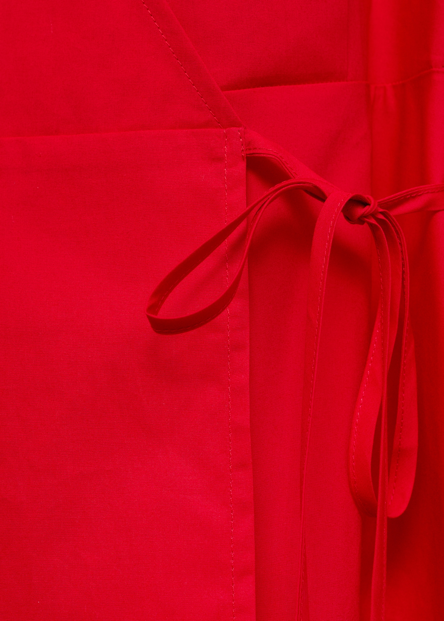 Cotton wrap dress - Details of the article 0