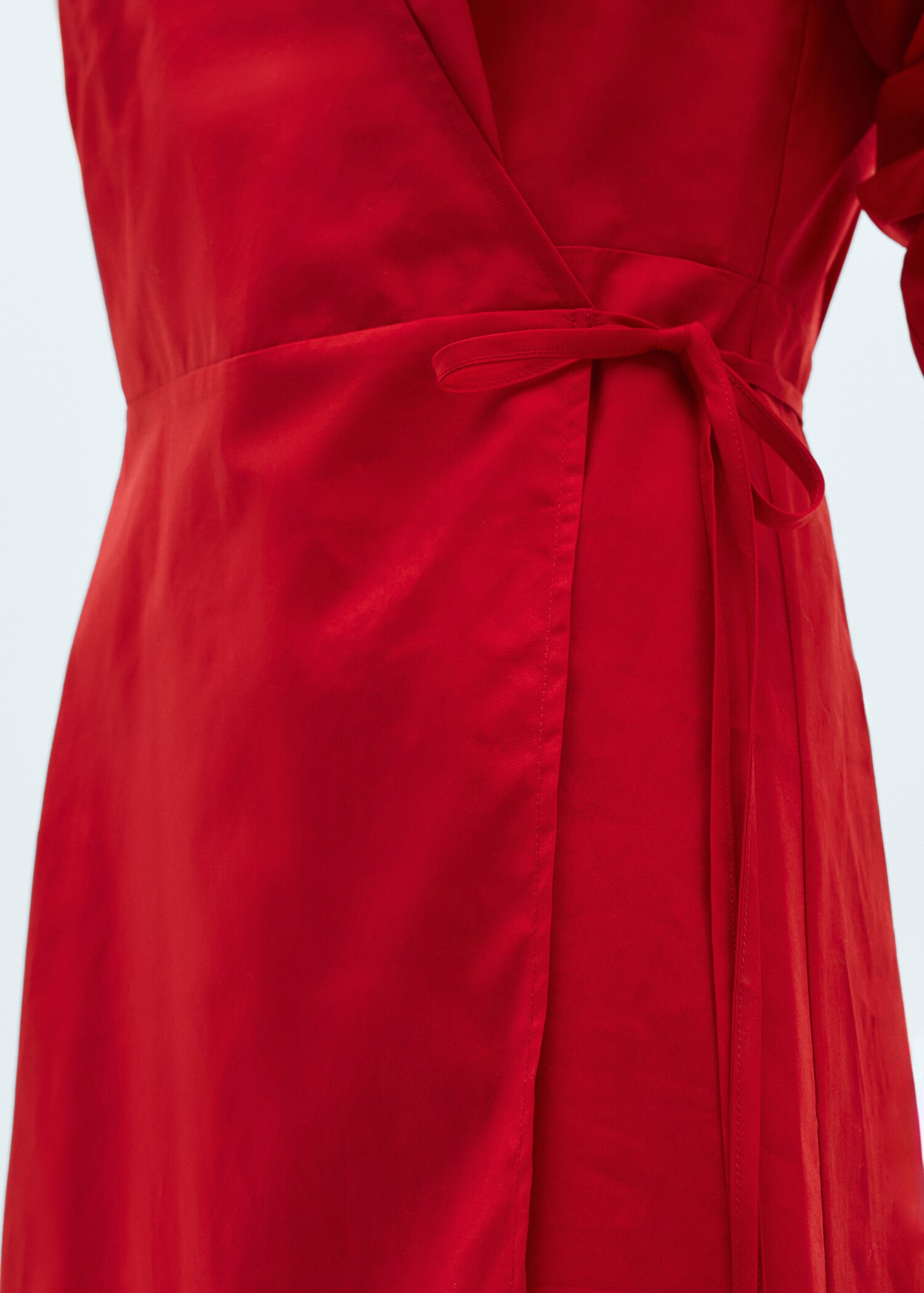 Cotton wrap dress - Details of the article 6