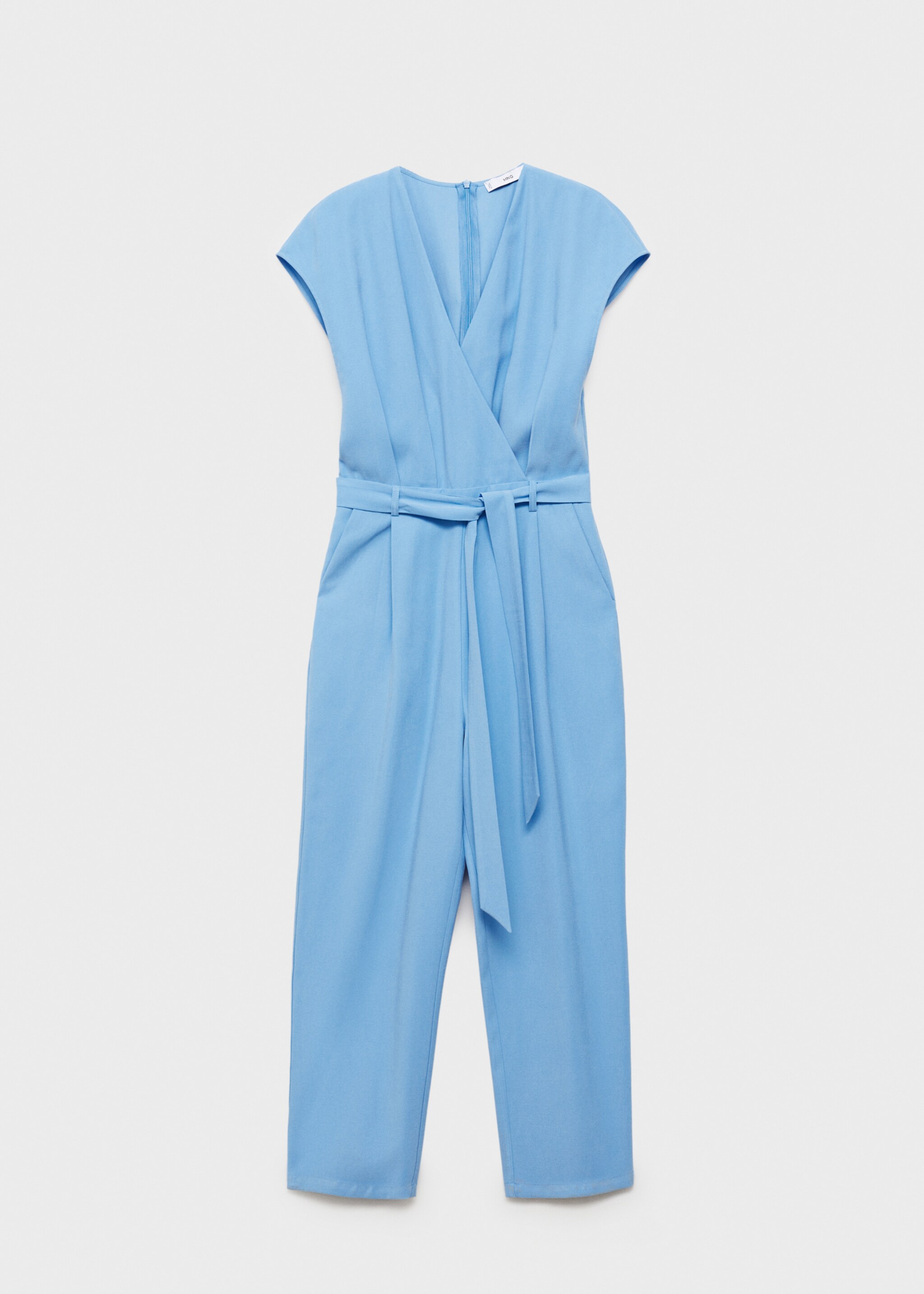 Belt wrap jumpsuit - Article without model, Blue. Ref: 87090581-00.