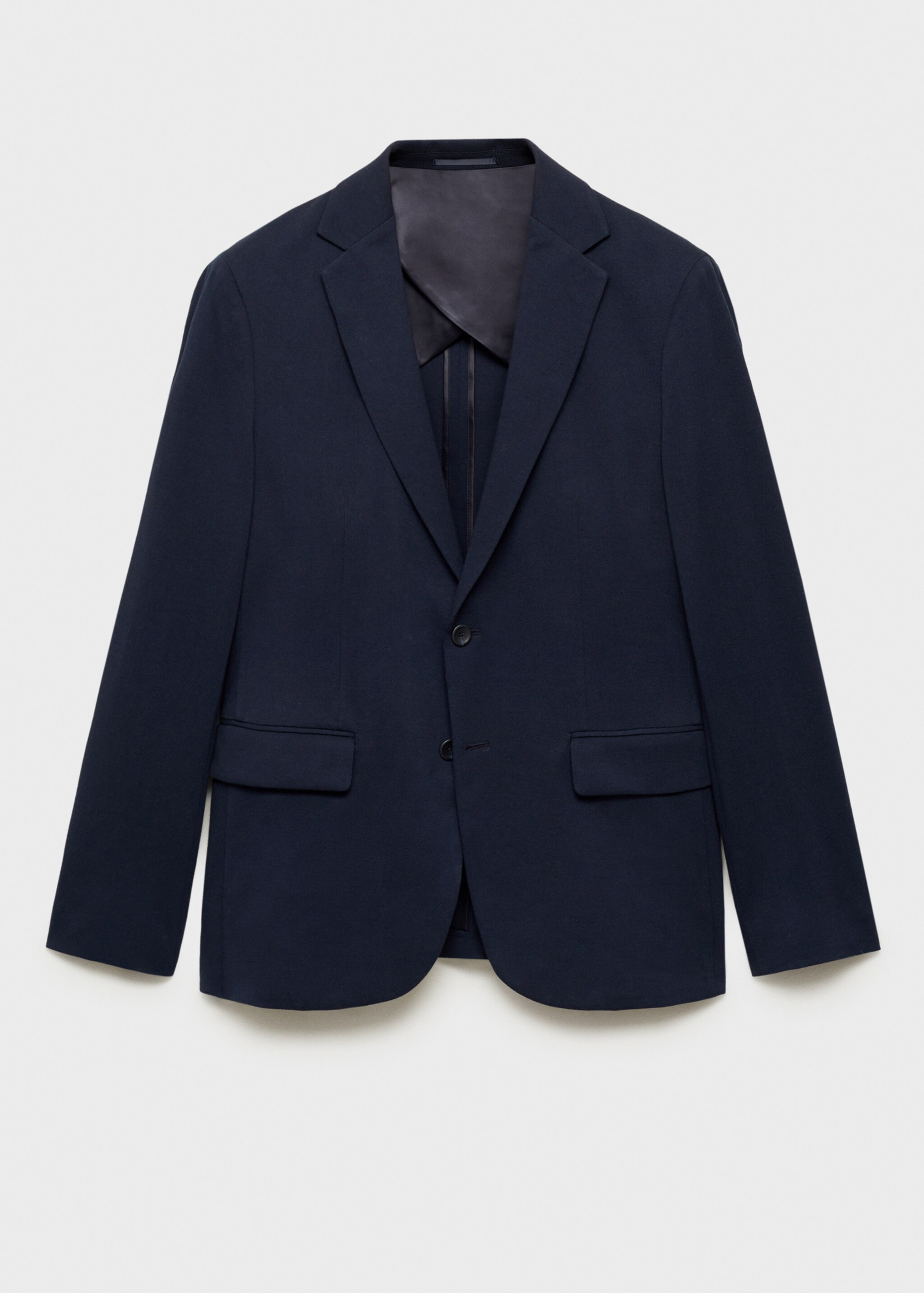 Verner slim-fit cotton jacket - Article without model, Dark Navy. Ref: 87090592-00.