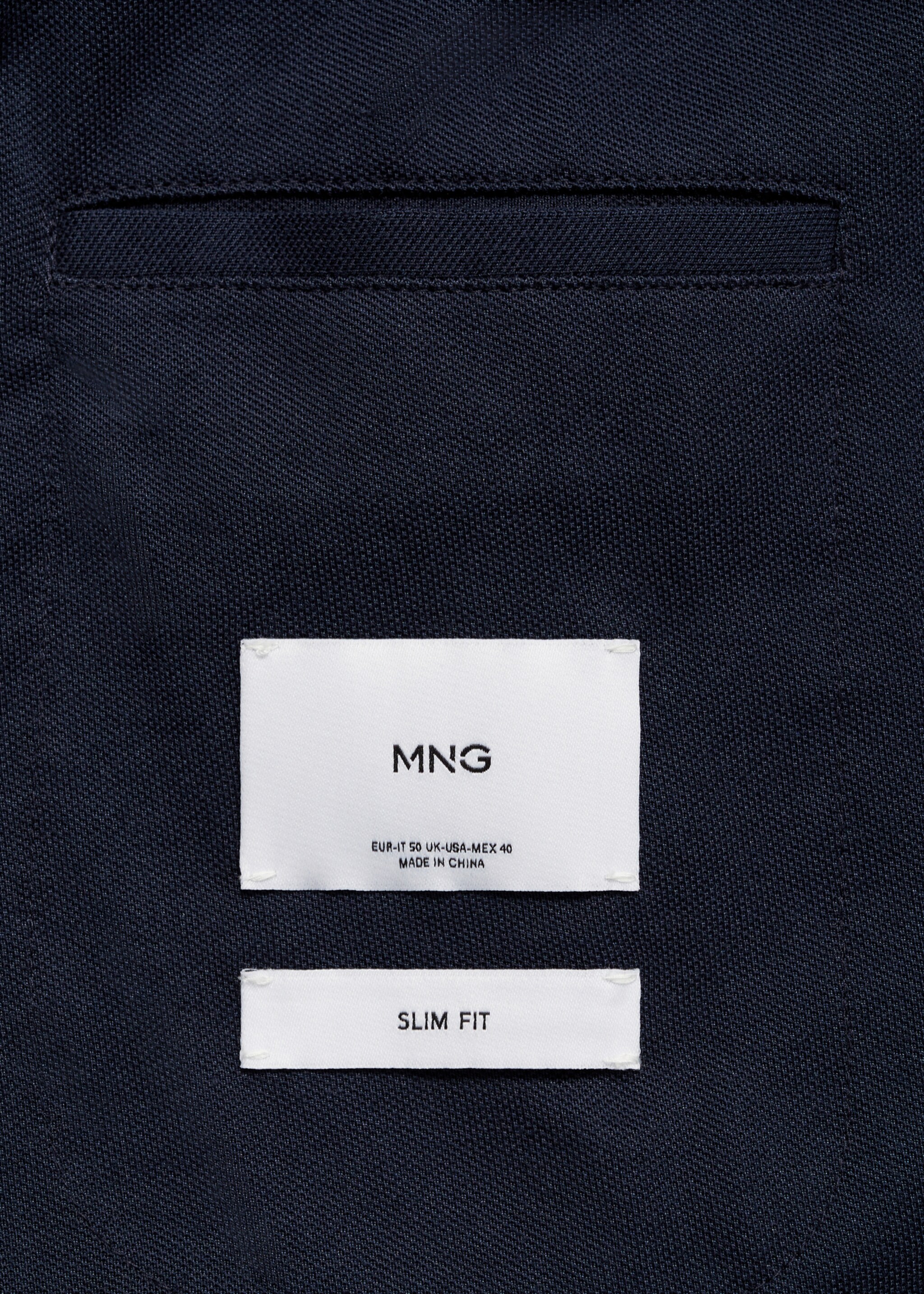 Verner slim-fit cotton jacket - Details of the article 0, Dark Navy. Ref: 87090592-00.