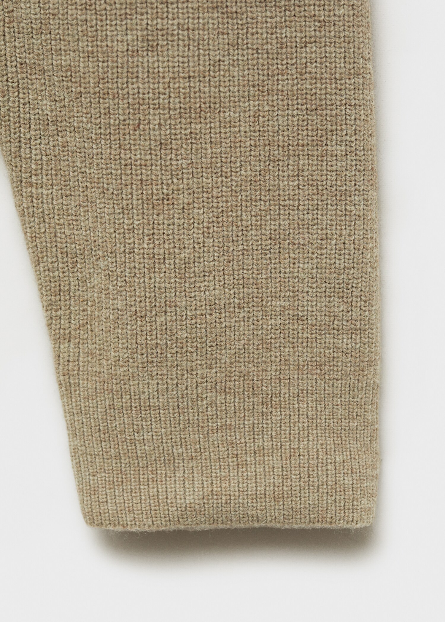 Wool blend polo cardigan - Details of the article 0