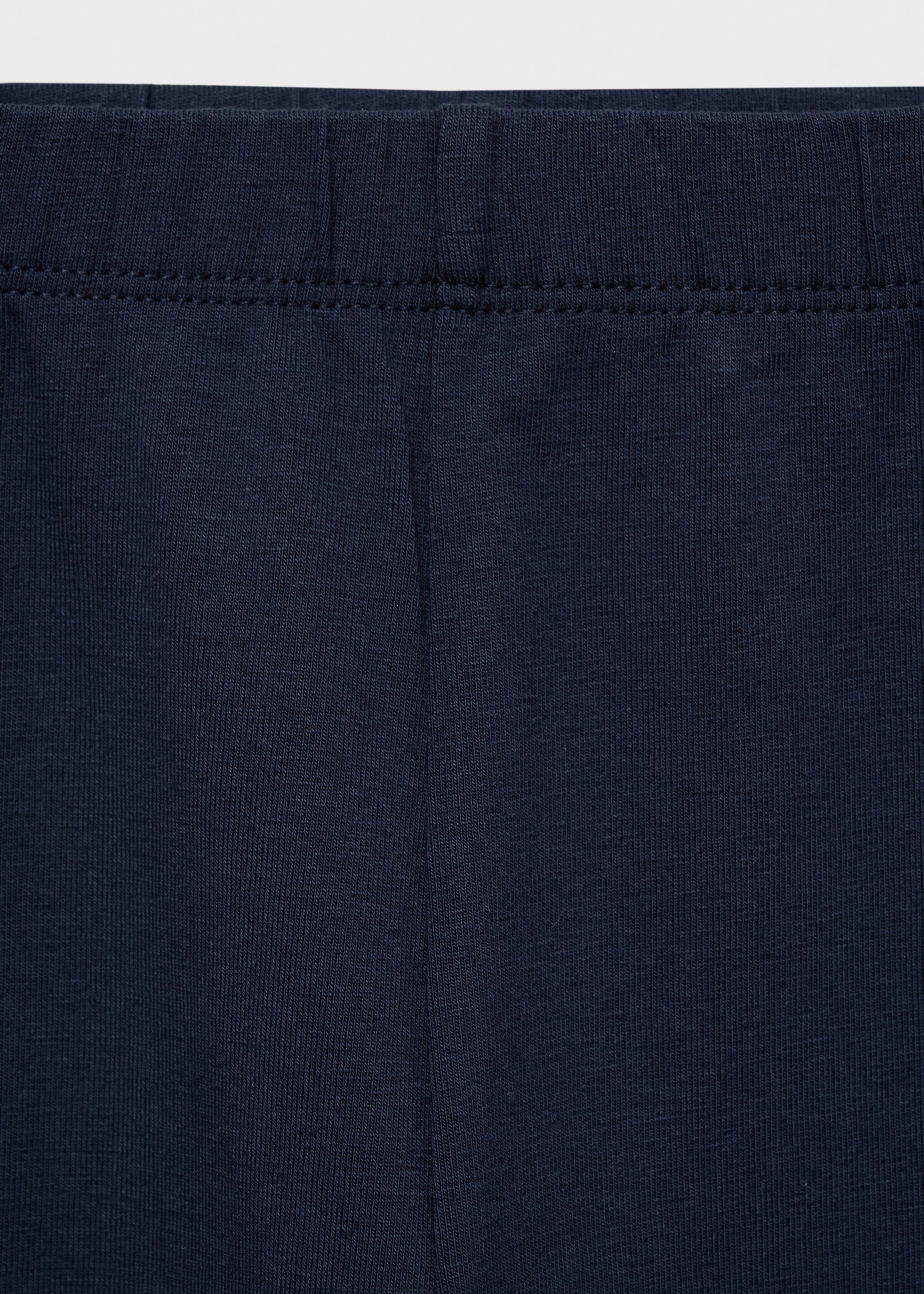 Essential cotton leggings - Details of the article 8, Dark Navy. Ref: 87090607-00.