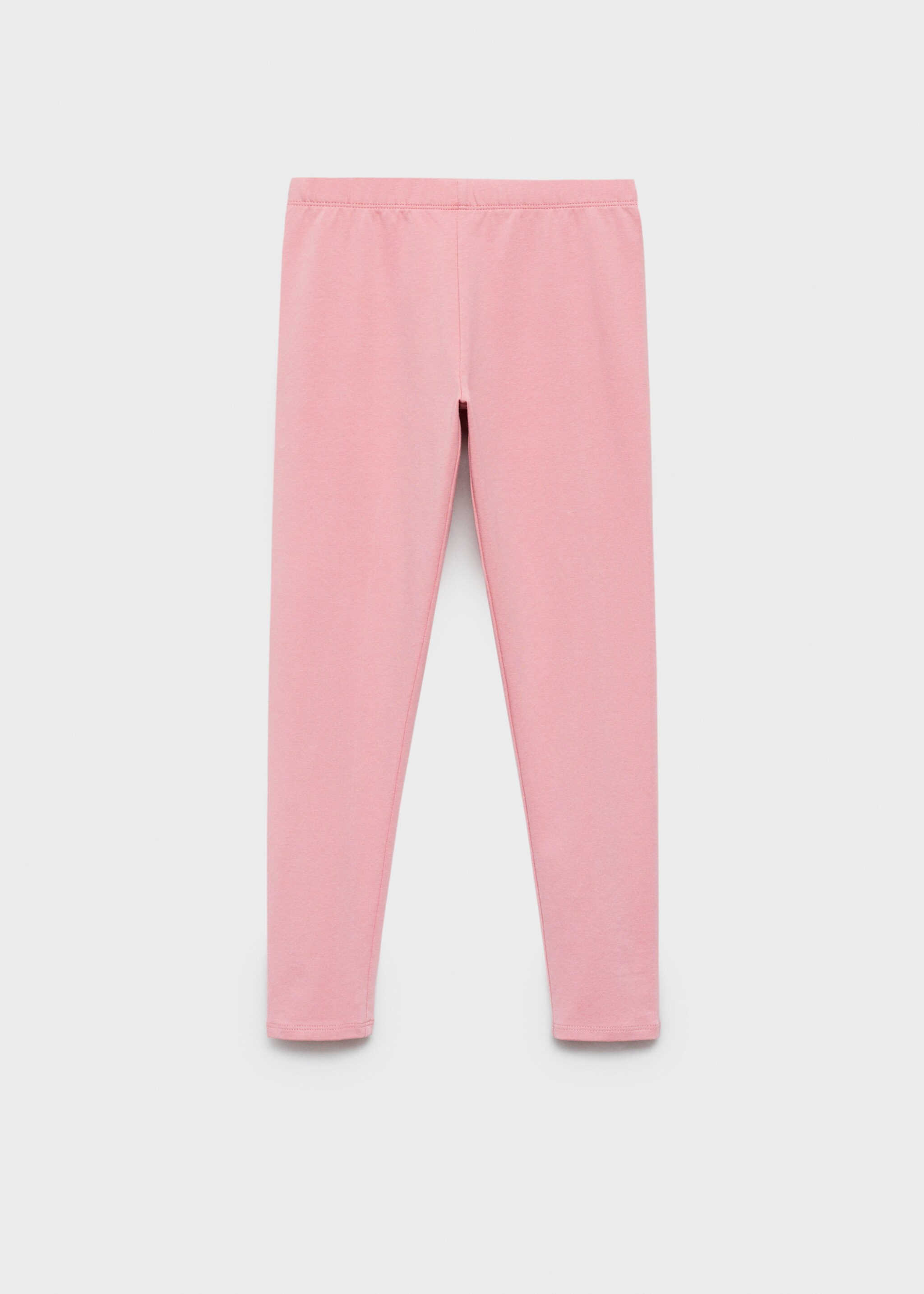 Essential cotton leggings - Article without model, Pink. Ref: 87090607-00.