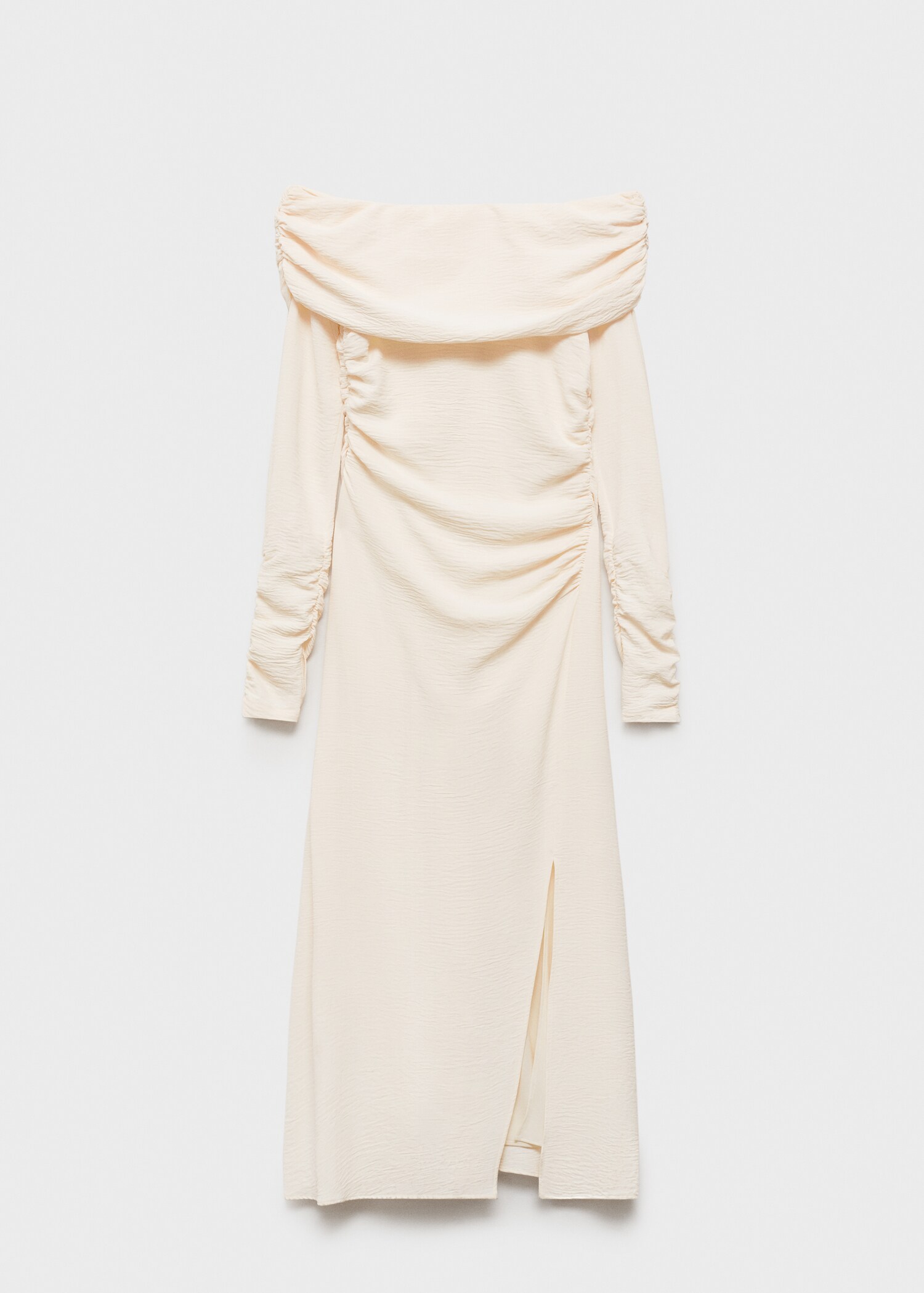 Off-the-shoulder draped dress - Article without model