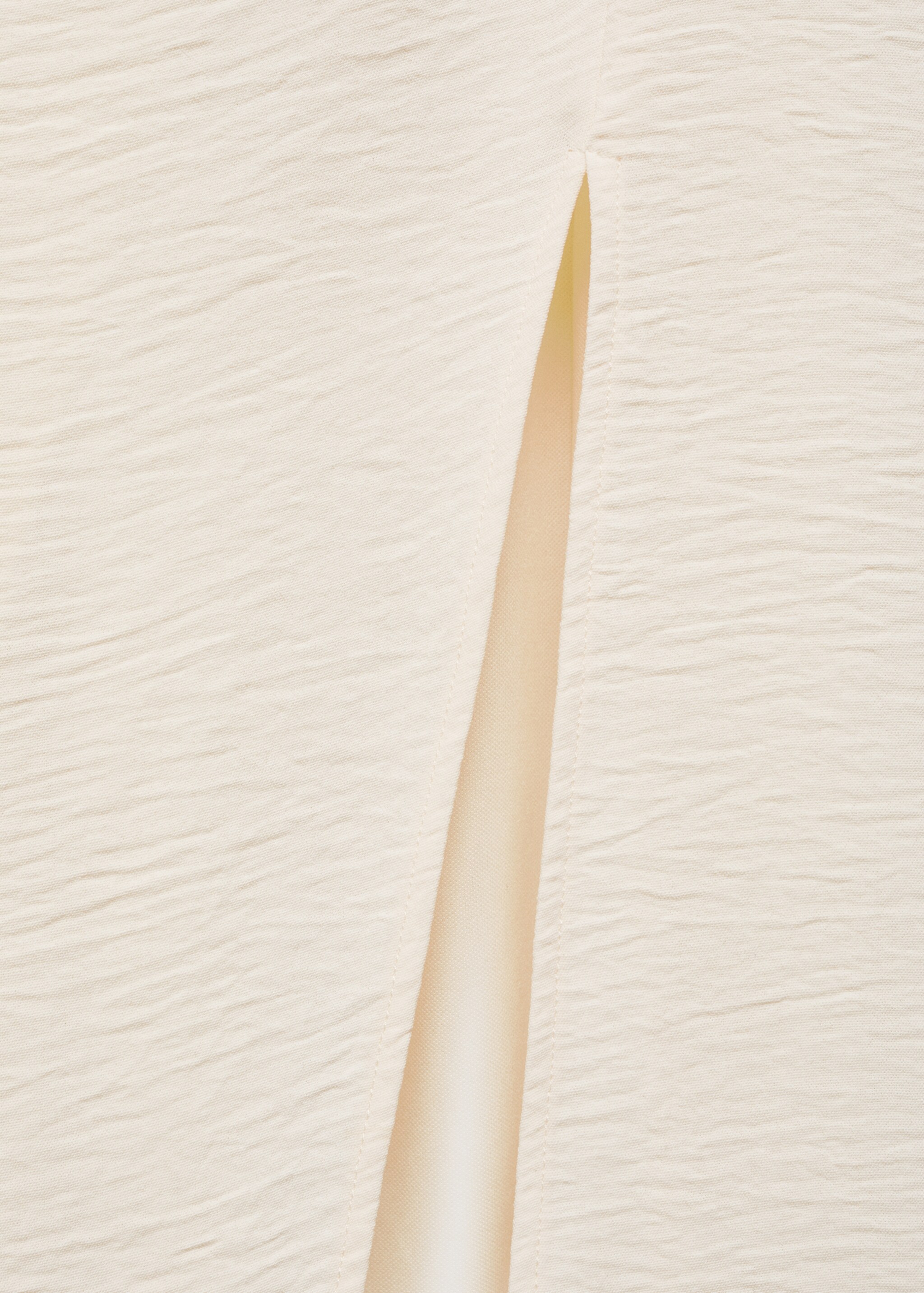 Off-the-shoulder draped dress - Details of the article 8, White. Ref: 87090608-00.