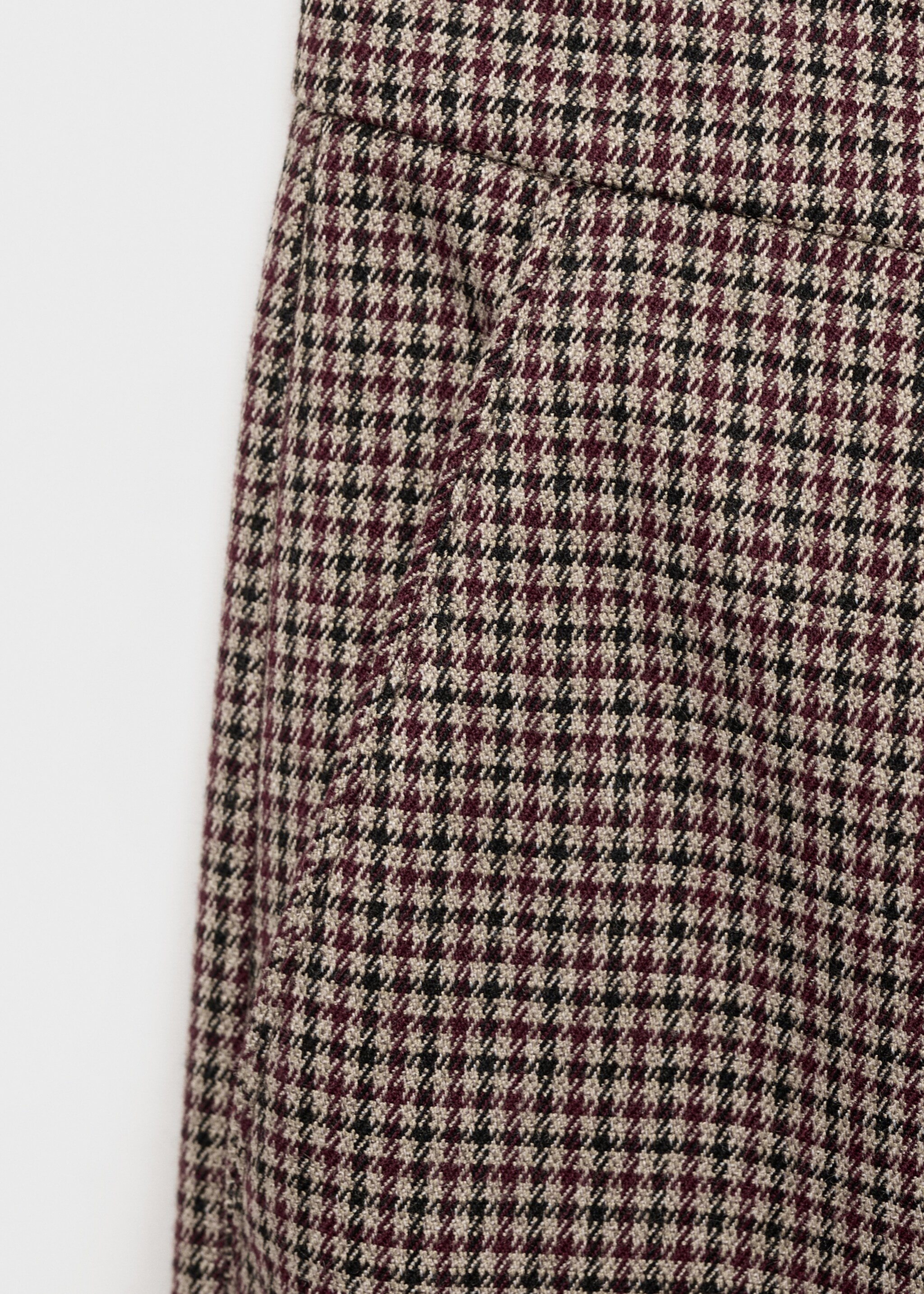 Pantalón skinny crop - Detalle del artículo 0, Granate. Ref: 87090615-00.