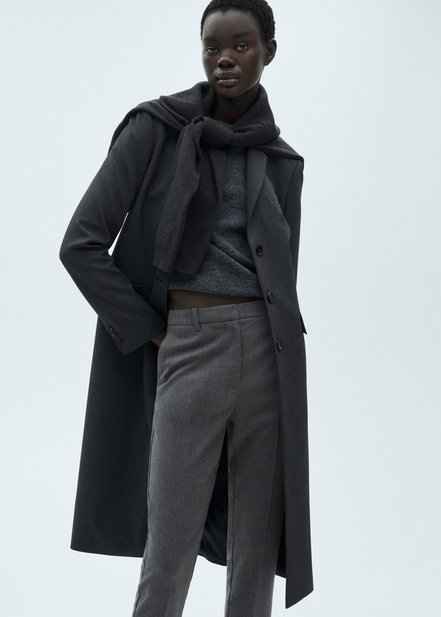 Crop skinny trousers - Details of the article 1