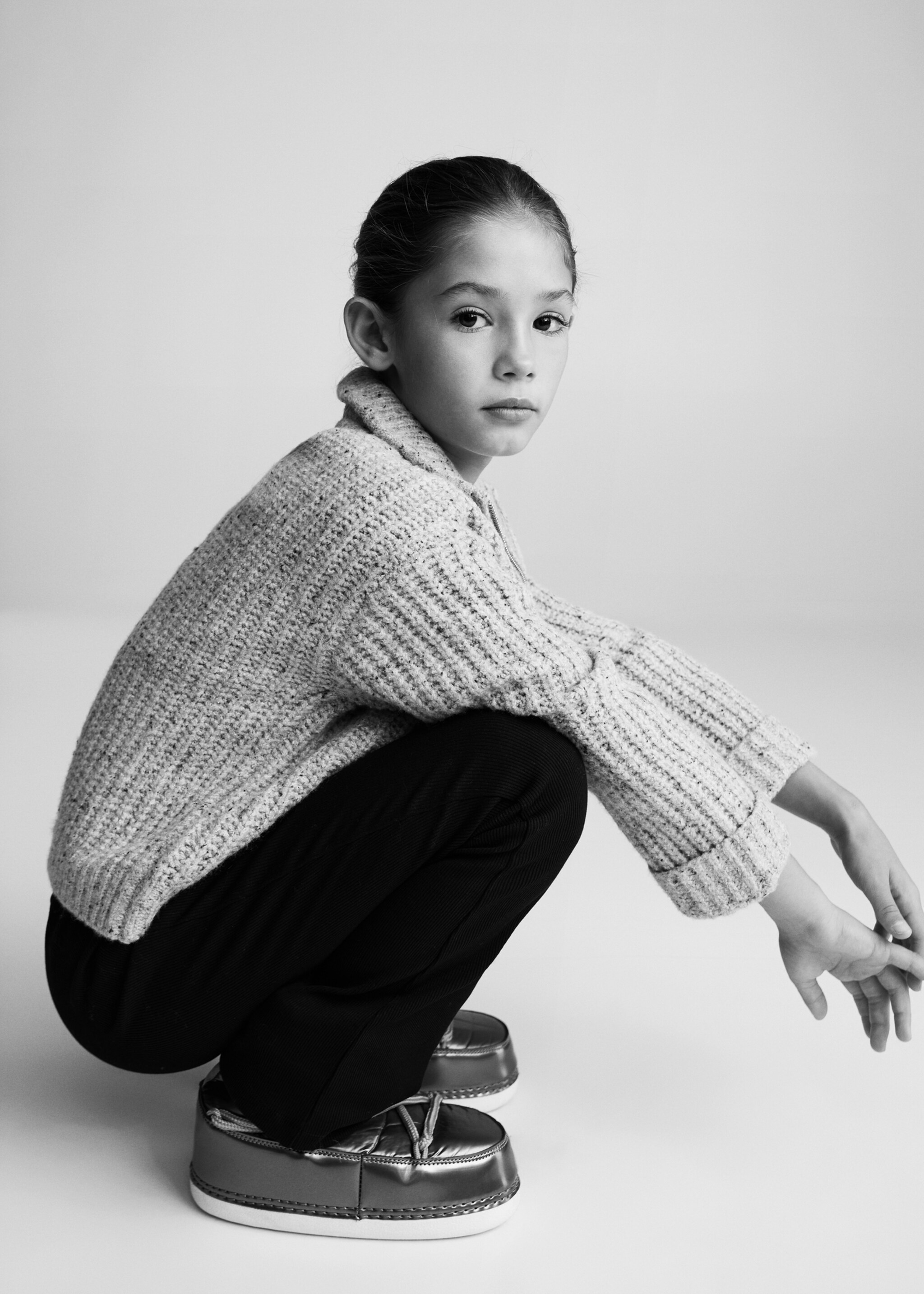 Flared leggings - Medium plane, Black. Ref: 87090620-00.