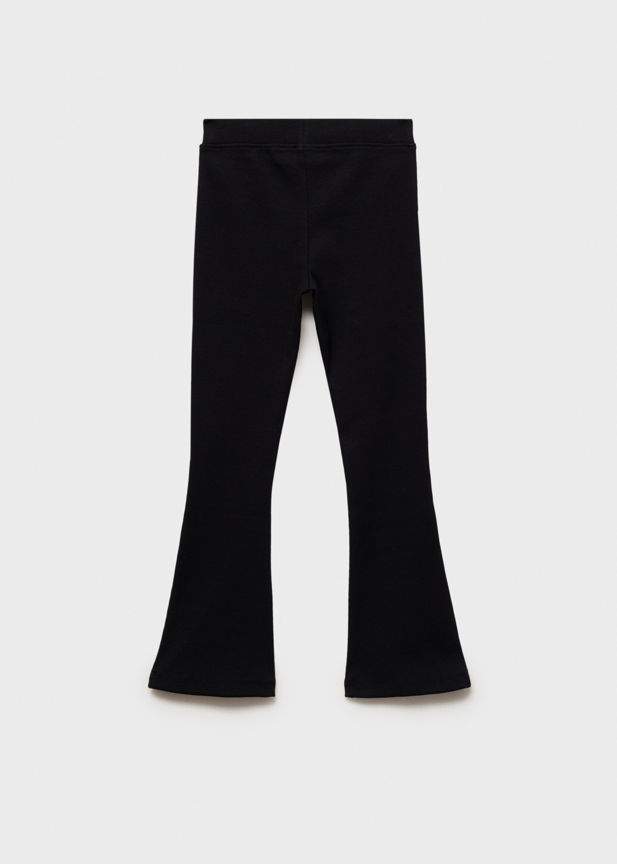 Flared leggings - Reverse of the article, Black. Ref: 87090620-00.