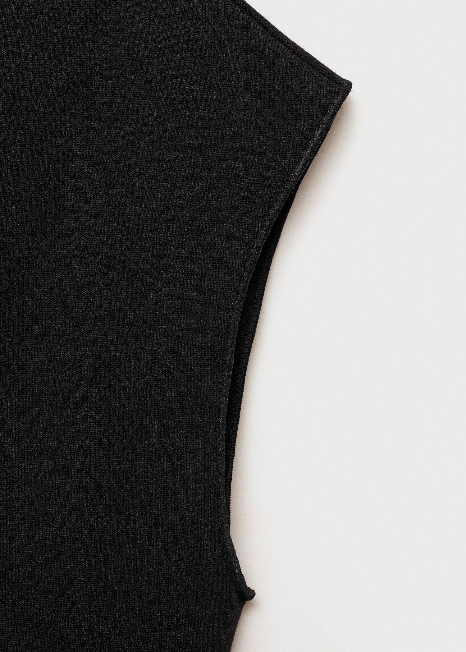 Perkins-neck knitted dress - Details of the article 0