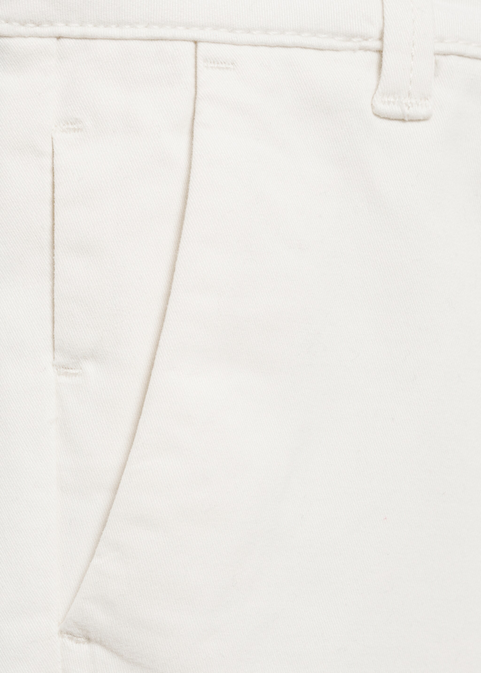 Chinohose aus Baumwolle - Detail des Artikels 0, Weiß. Ref: 87090626-00.