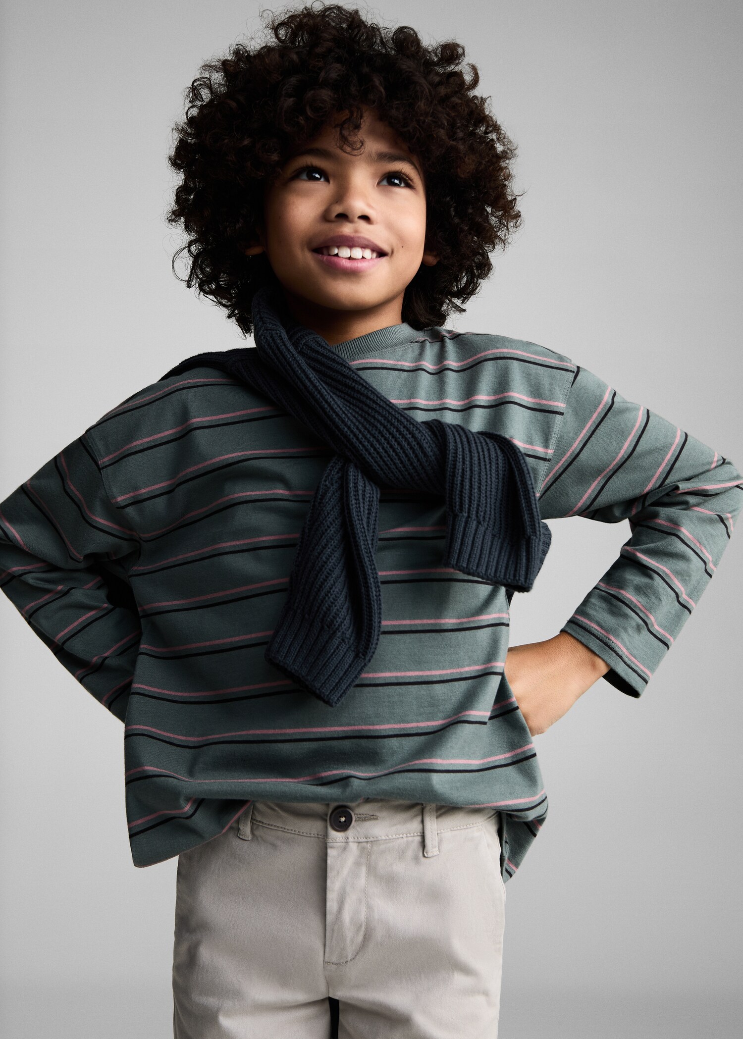 Cotton chinos - Medium plane