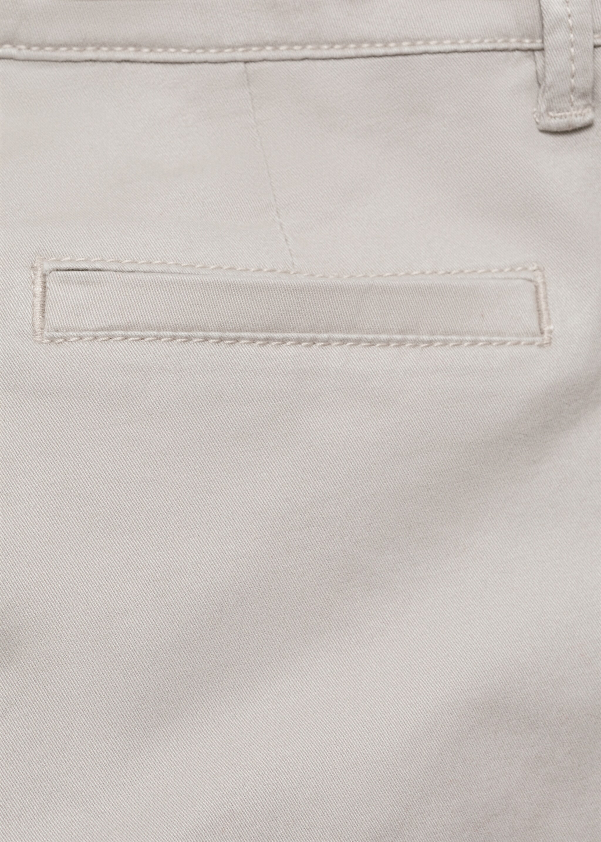 Cotton chinos - Details of the article 0, Ice Grey. Ref: 87090626-00.