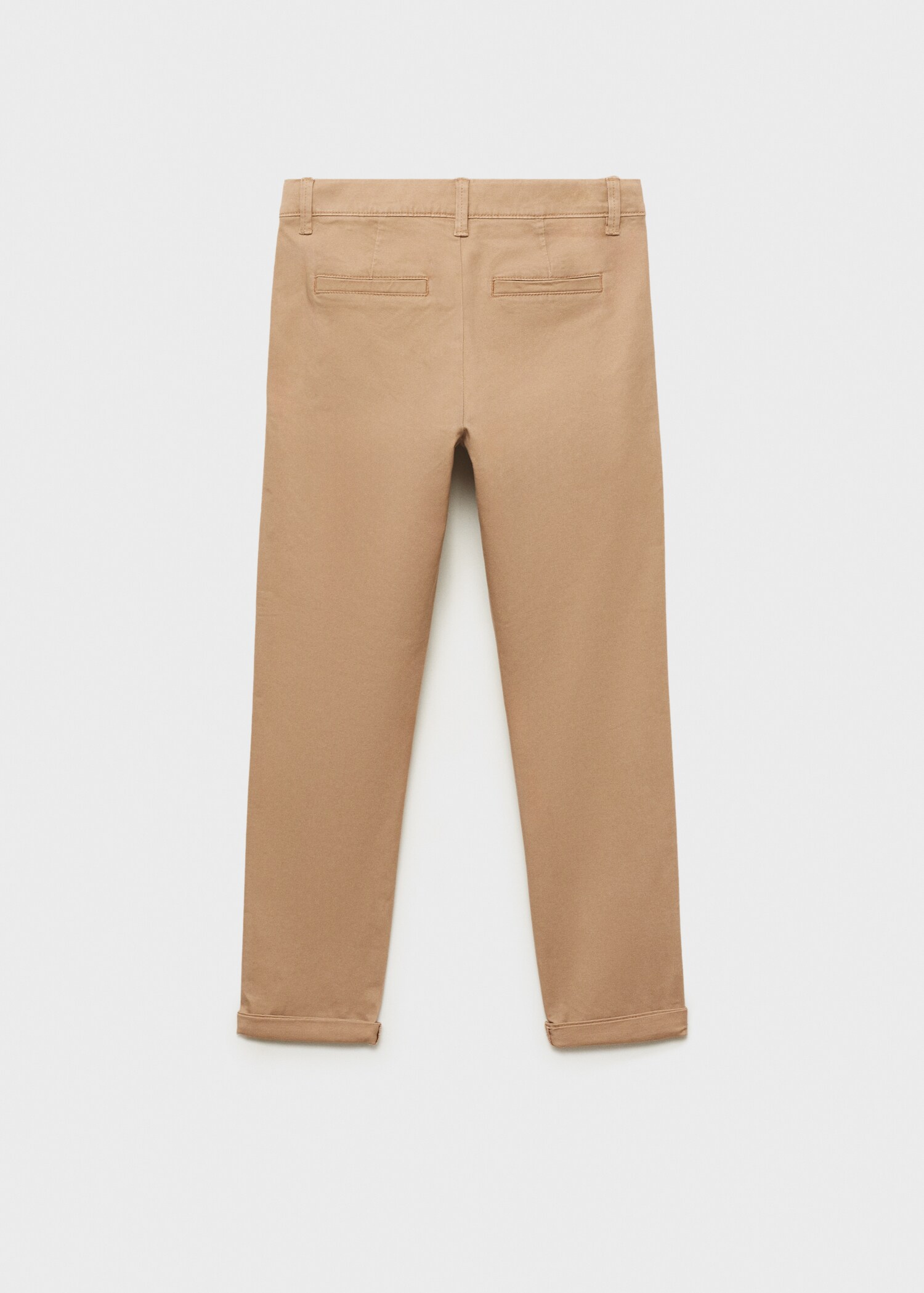 Cotton chinos - Reverse of the article